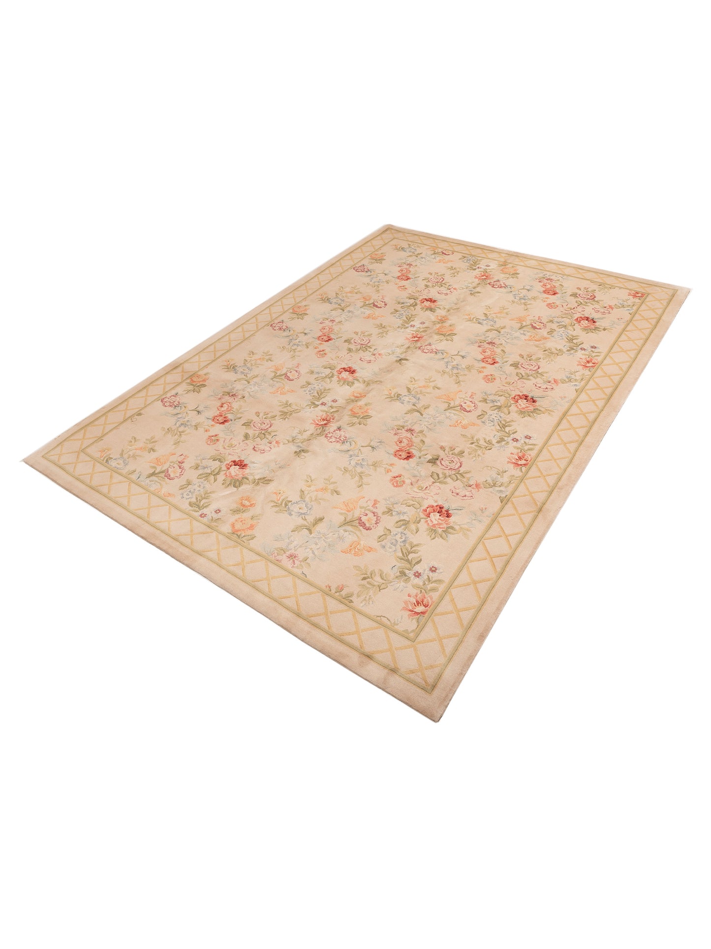Savannorie 89835 Ivory Ivory 10x14 Hand Knotted Rug