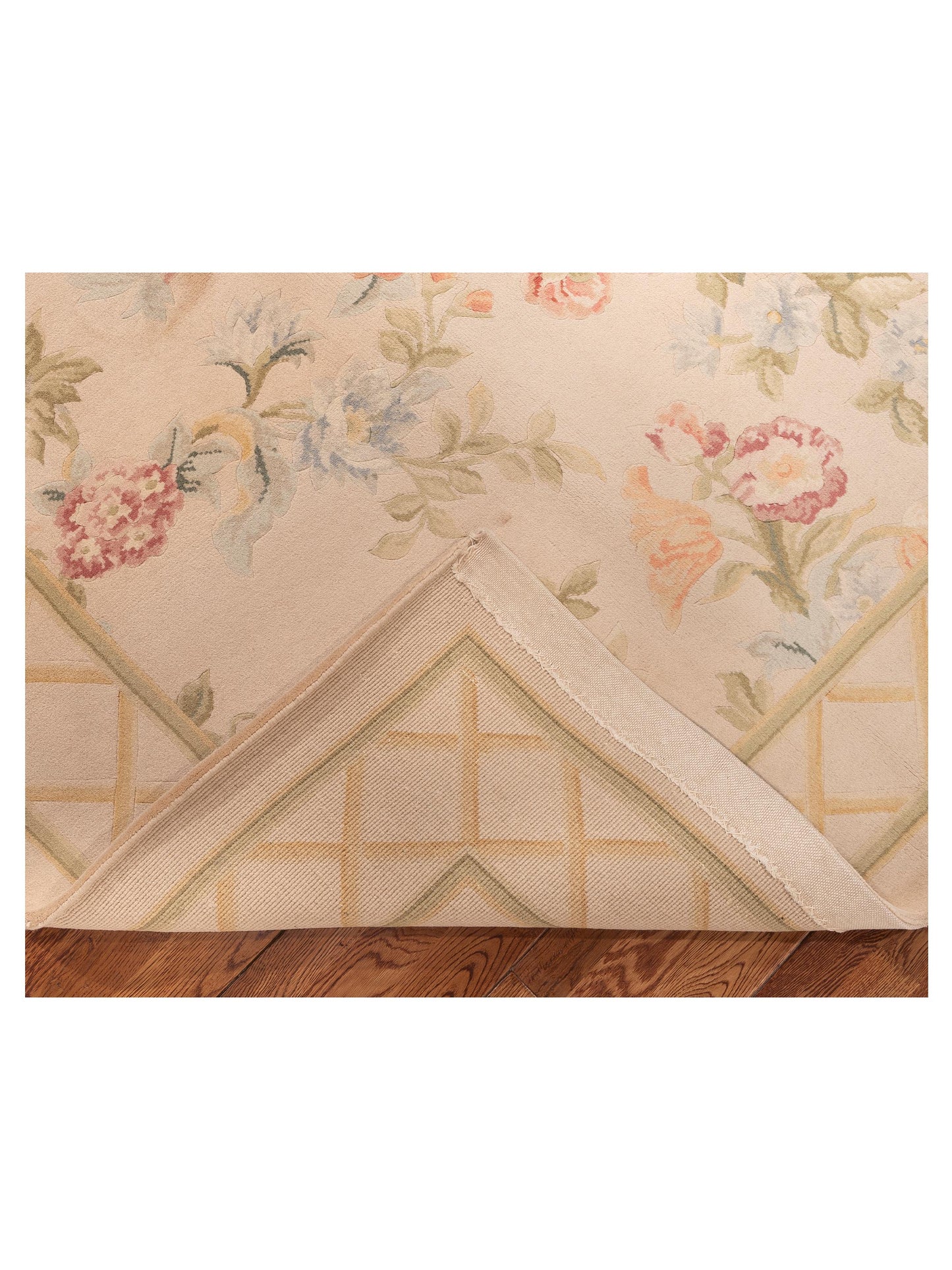 Savannorie 89835 Ivory Ivory 10x14 Hand Knotted Rug