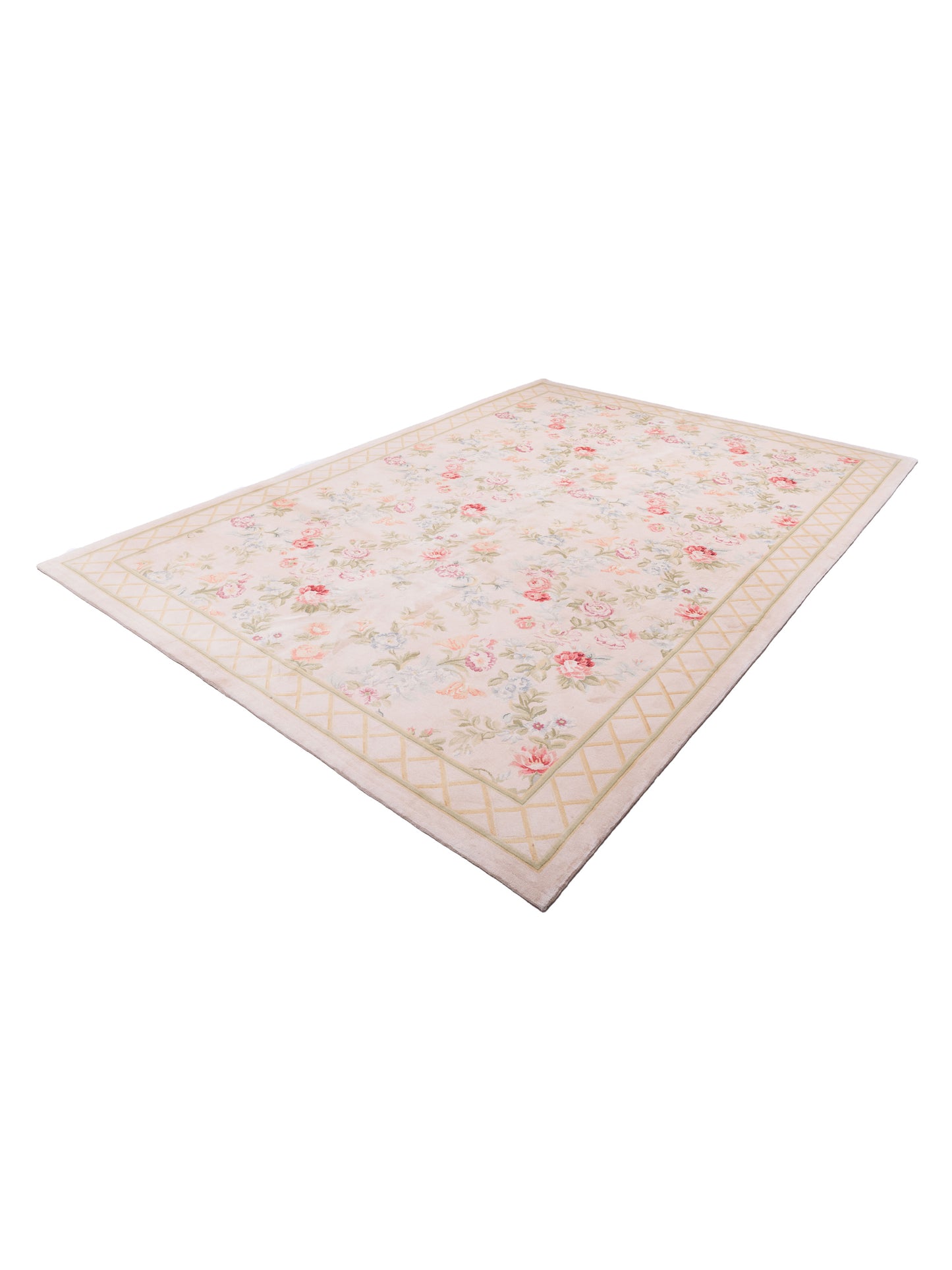Savannorie 89835 Ivory Ivory 10x14 Hand Knotted Rug