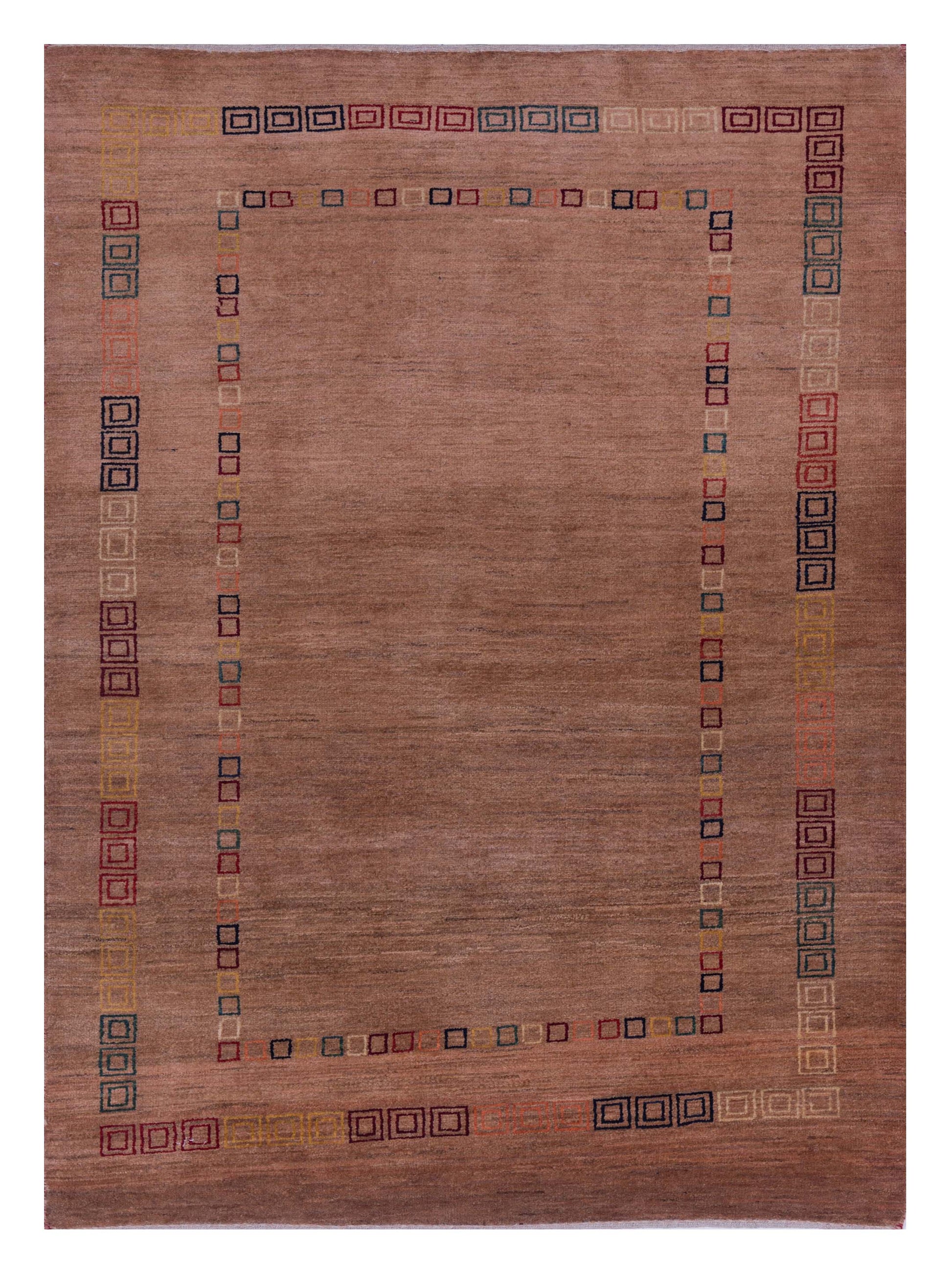 Siena Modern Gabbeh  Light Brown  Contemporary