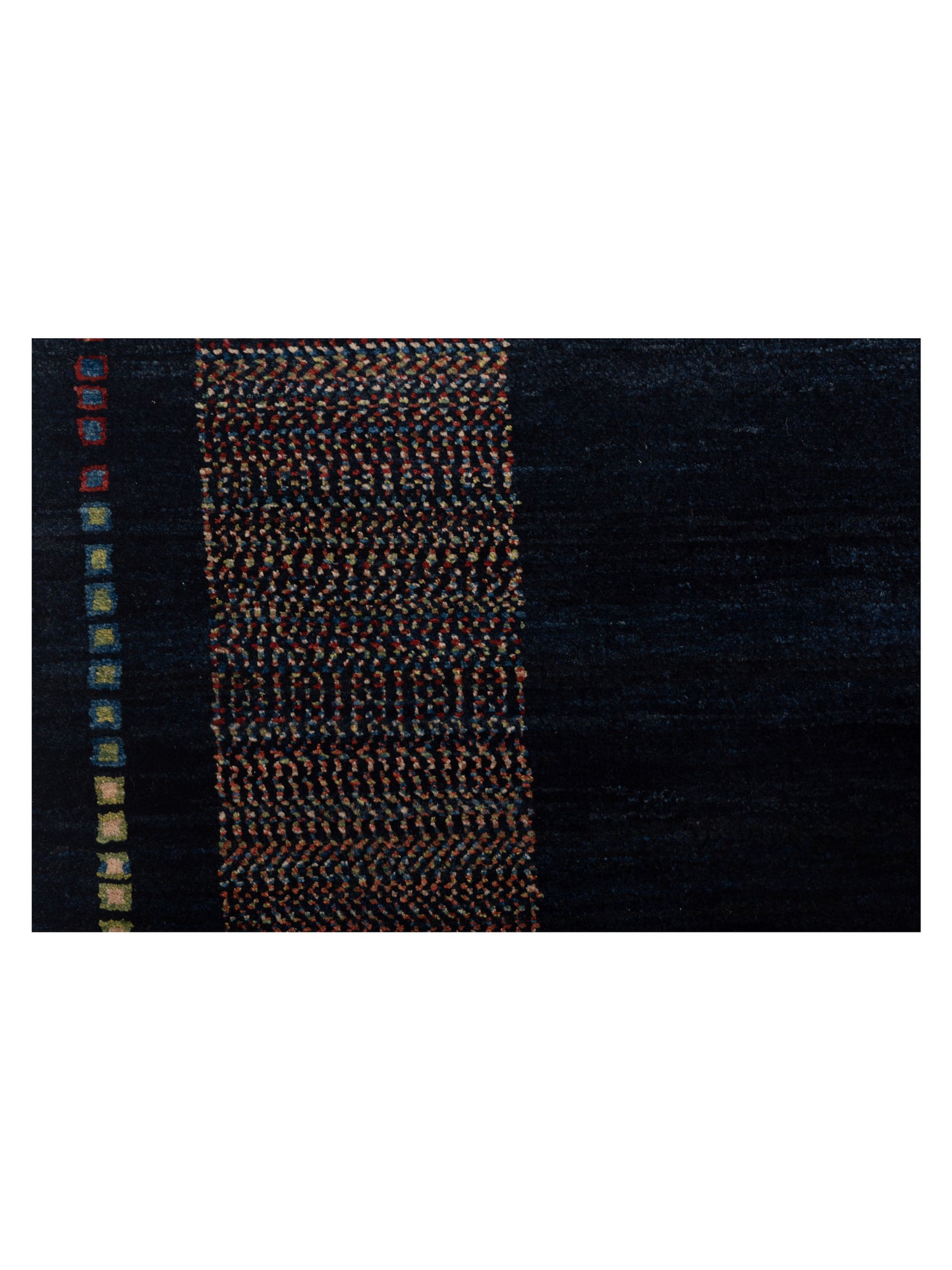 Modern Gabbeh 90316 Blue Blue 6.6x7.10 Hand Knotted Rugs