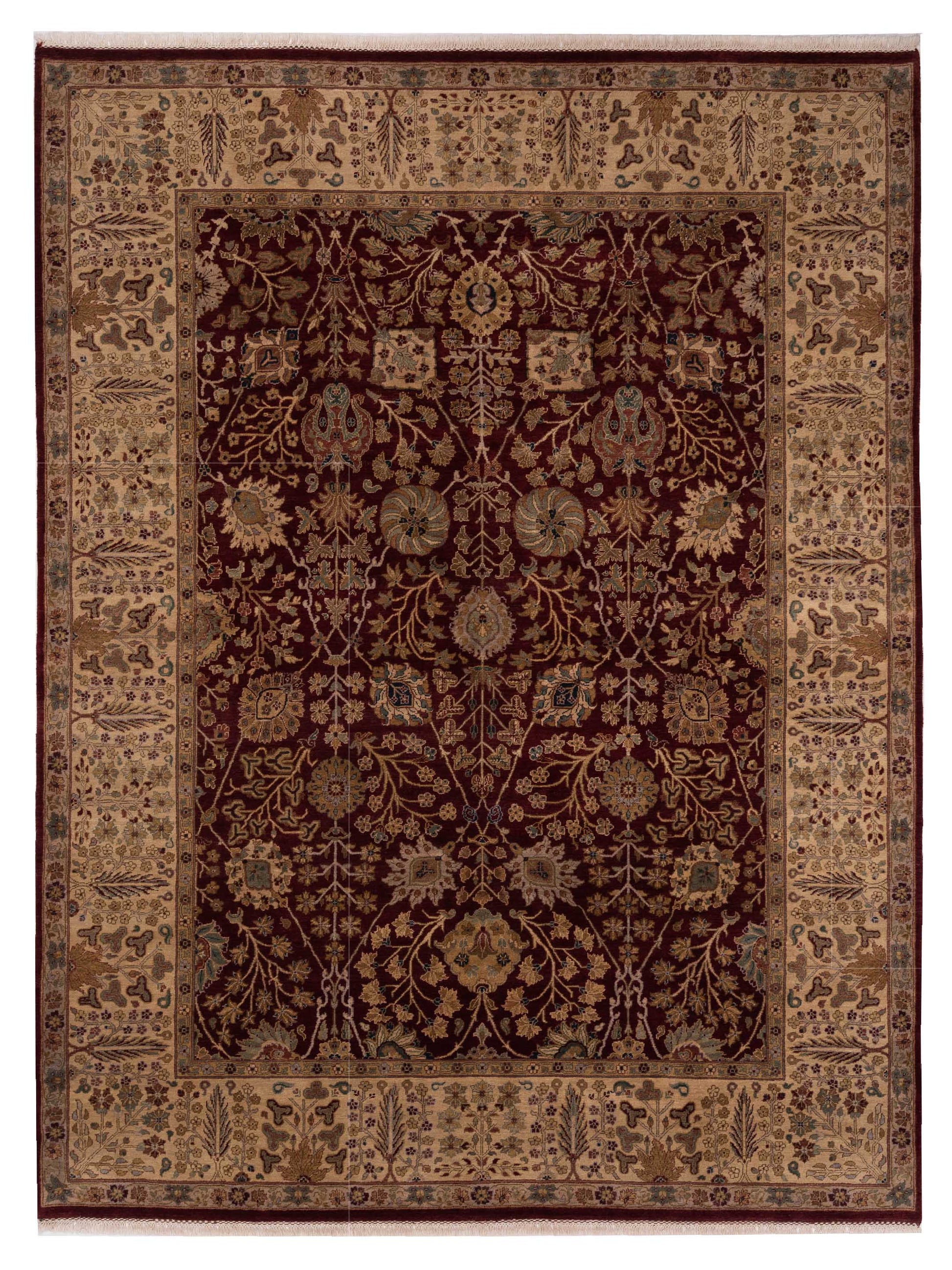 Rajpur Jahan  Red Cream Traditional