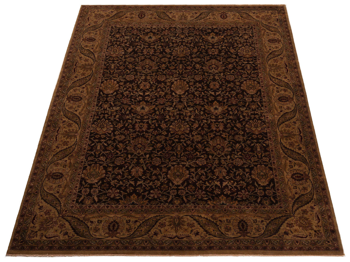 Sivas 90794 Brown Beige 9x11.11 Hand Knotted Rug