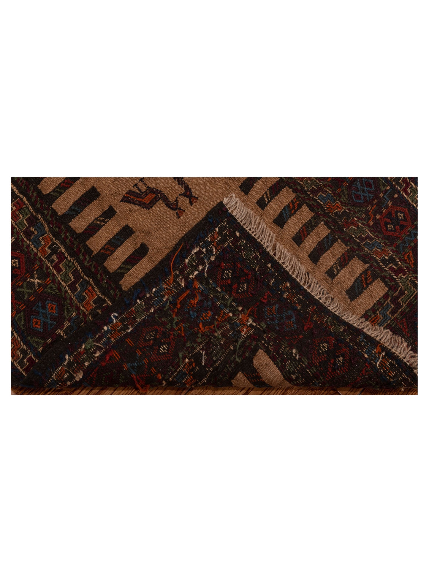 Soumak 92111 Beige Charcoal 2.6x11.11 Hand Woven Rug