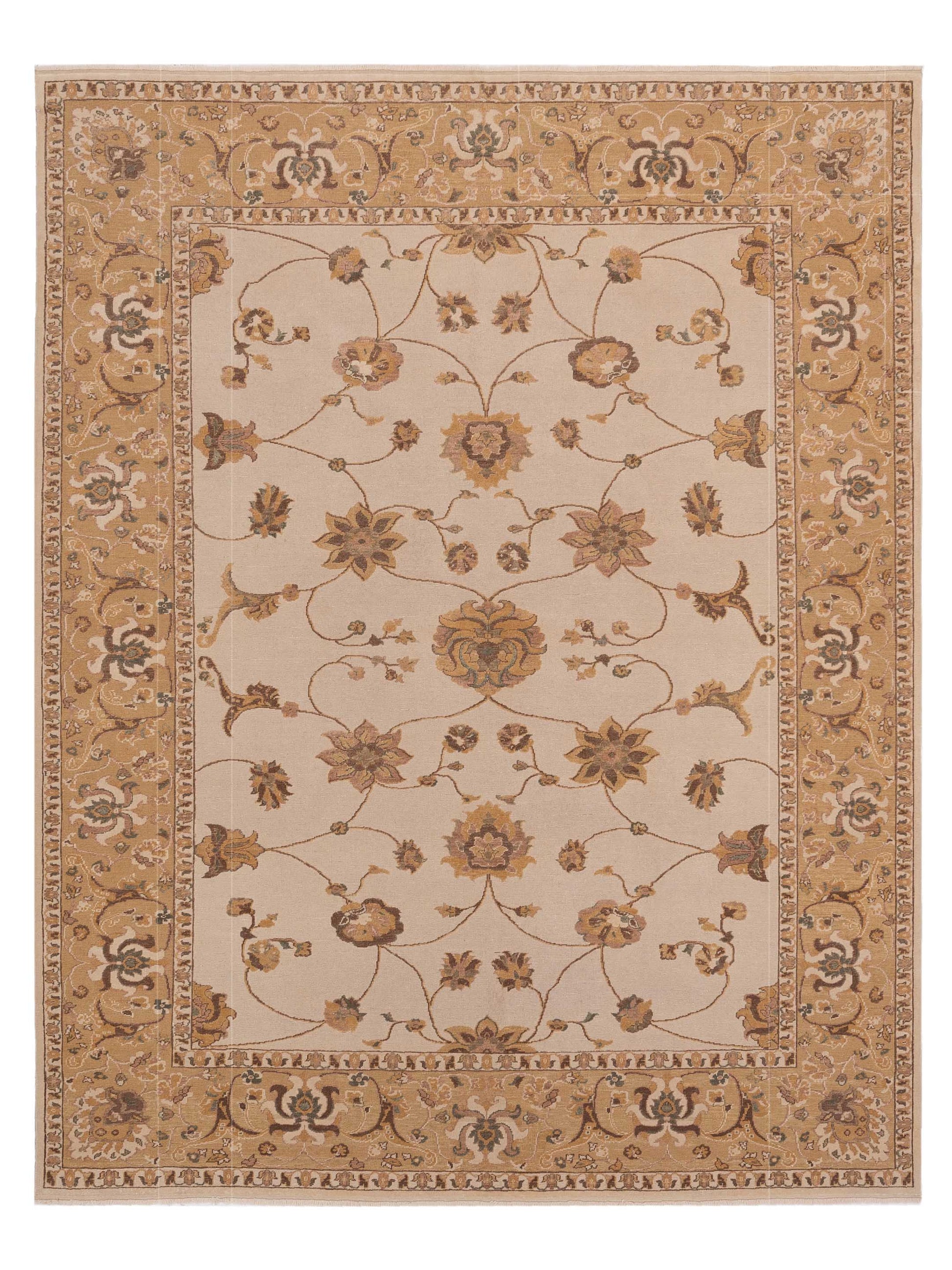 Pasha Antique Loom  Ivory Gold Traditional