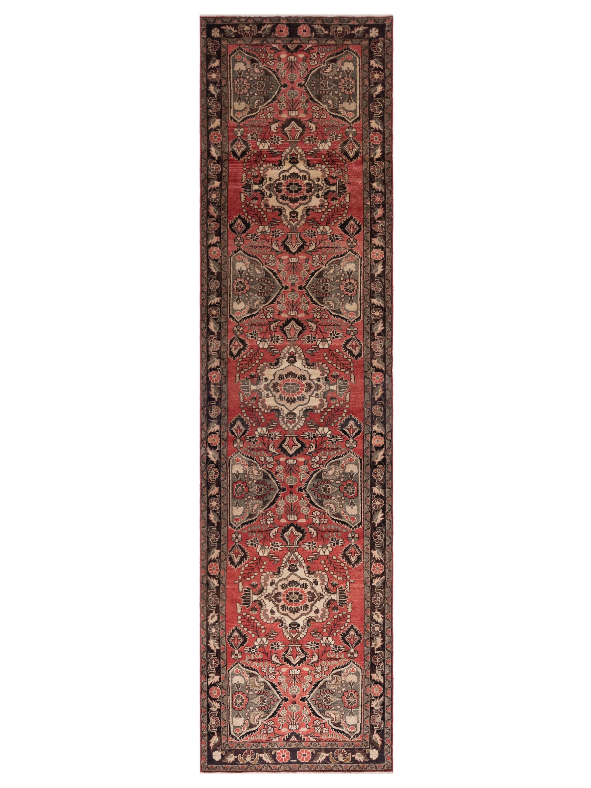 Pasha Antique Heirloom  Rust Brown Traditional