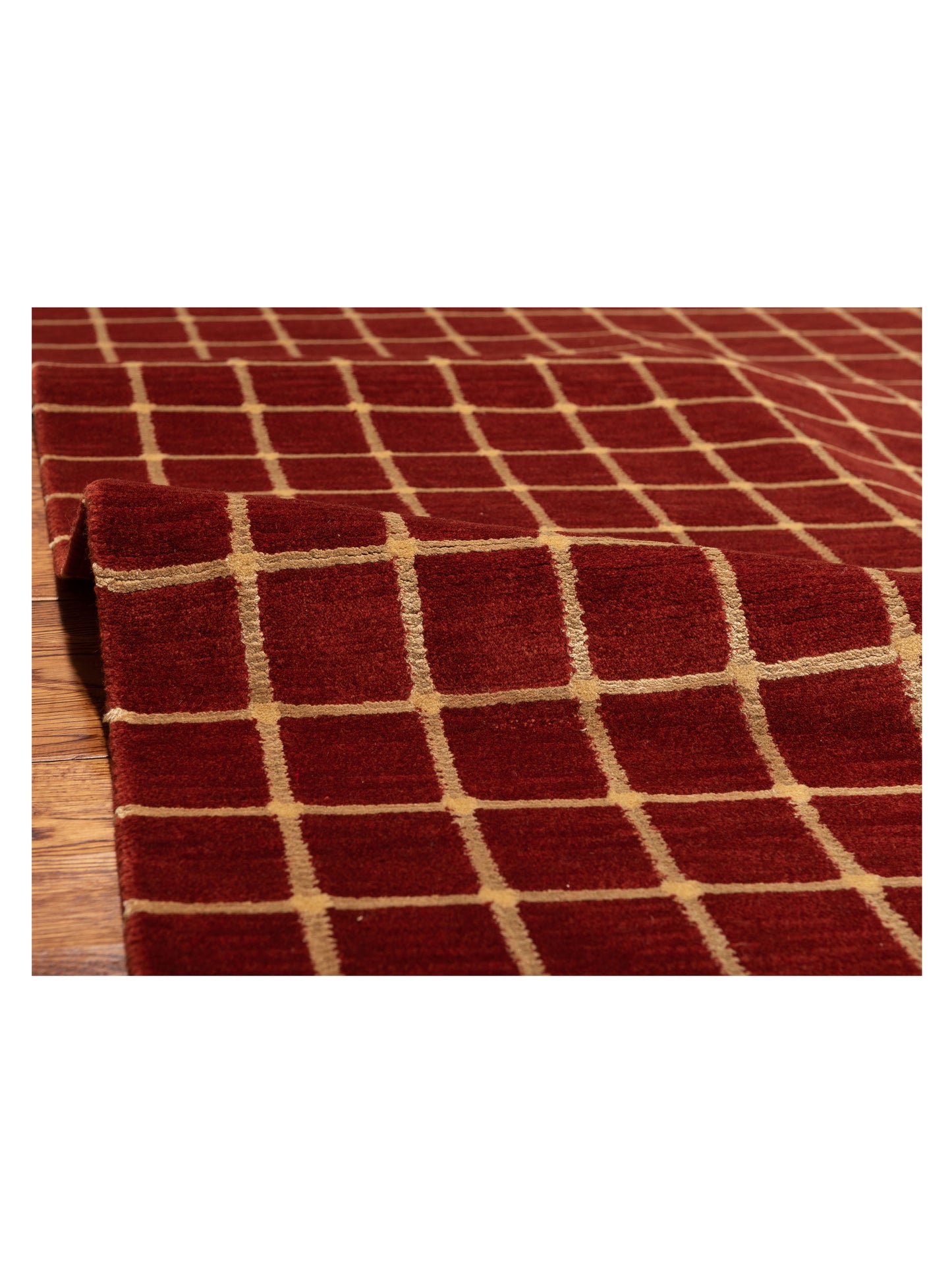 Himalayan 96077 Red 8x9.11 Hand Knotted Rug