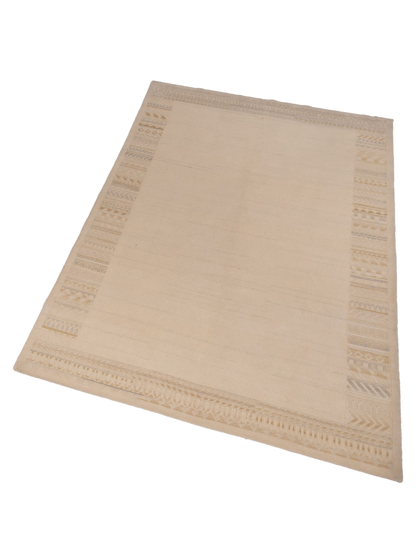 Himalayan 96081 Ivory 8.5x11.1 Hand Knotted Rug