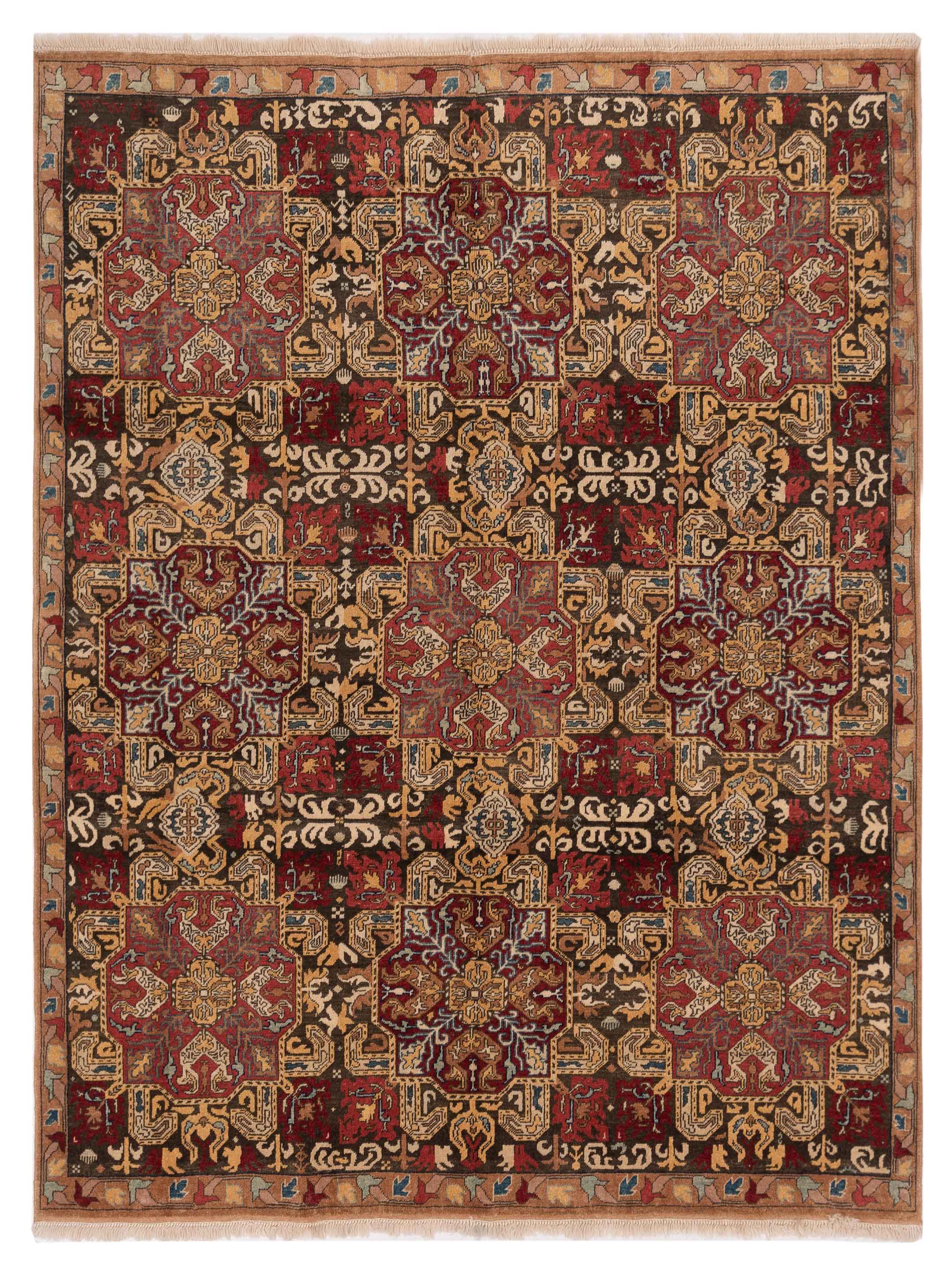 Antique Loom 98138 Multi 6.10x7.11 Hand Knotted Rug – Anadol Rugs