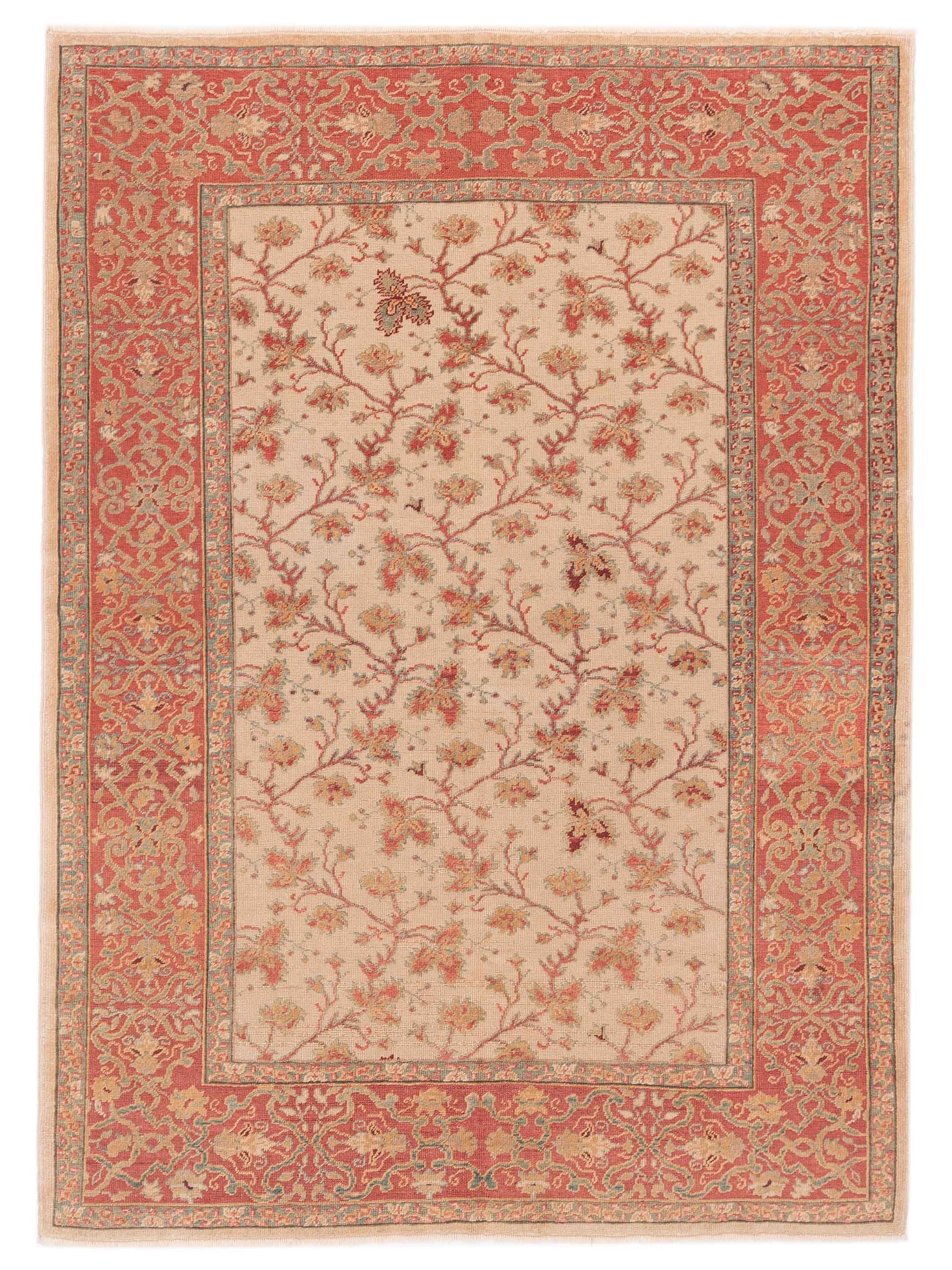Pasha Antique Loom  Ivory Rust Traditional