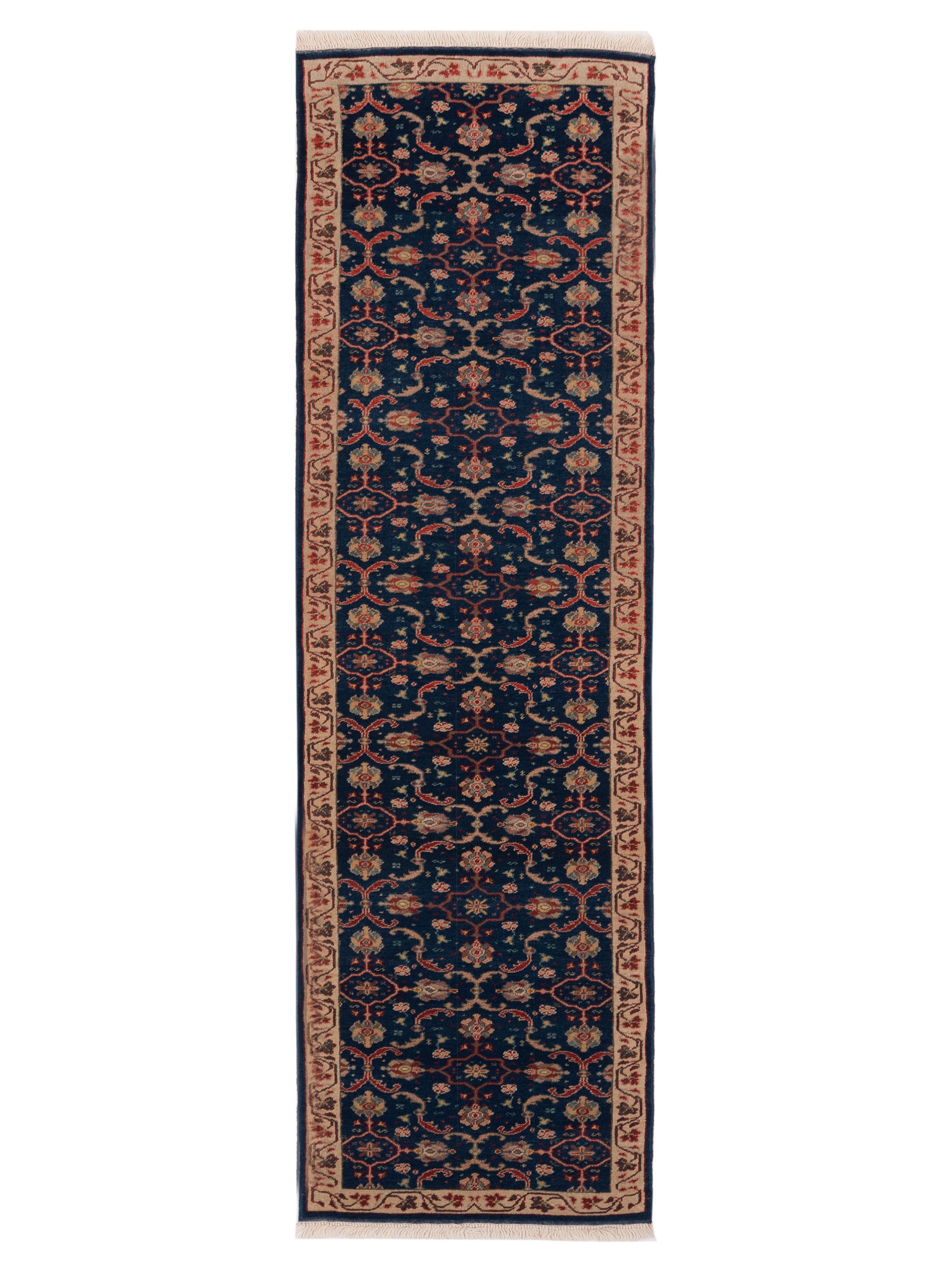 Pasha Antique Loom  Dark Blue Ivory Traditional