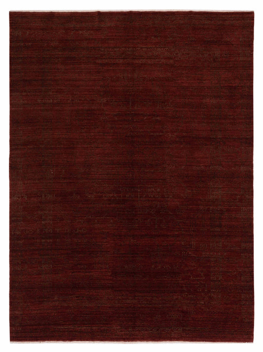 Defne Hestia Red  9x11.9 Hand Knotted Rug