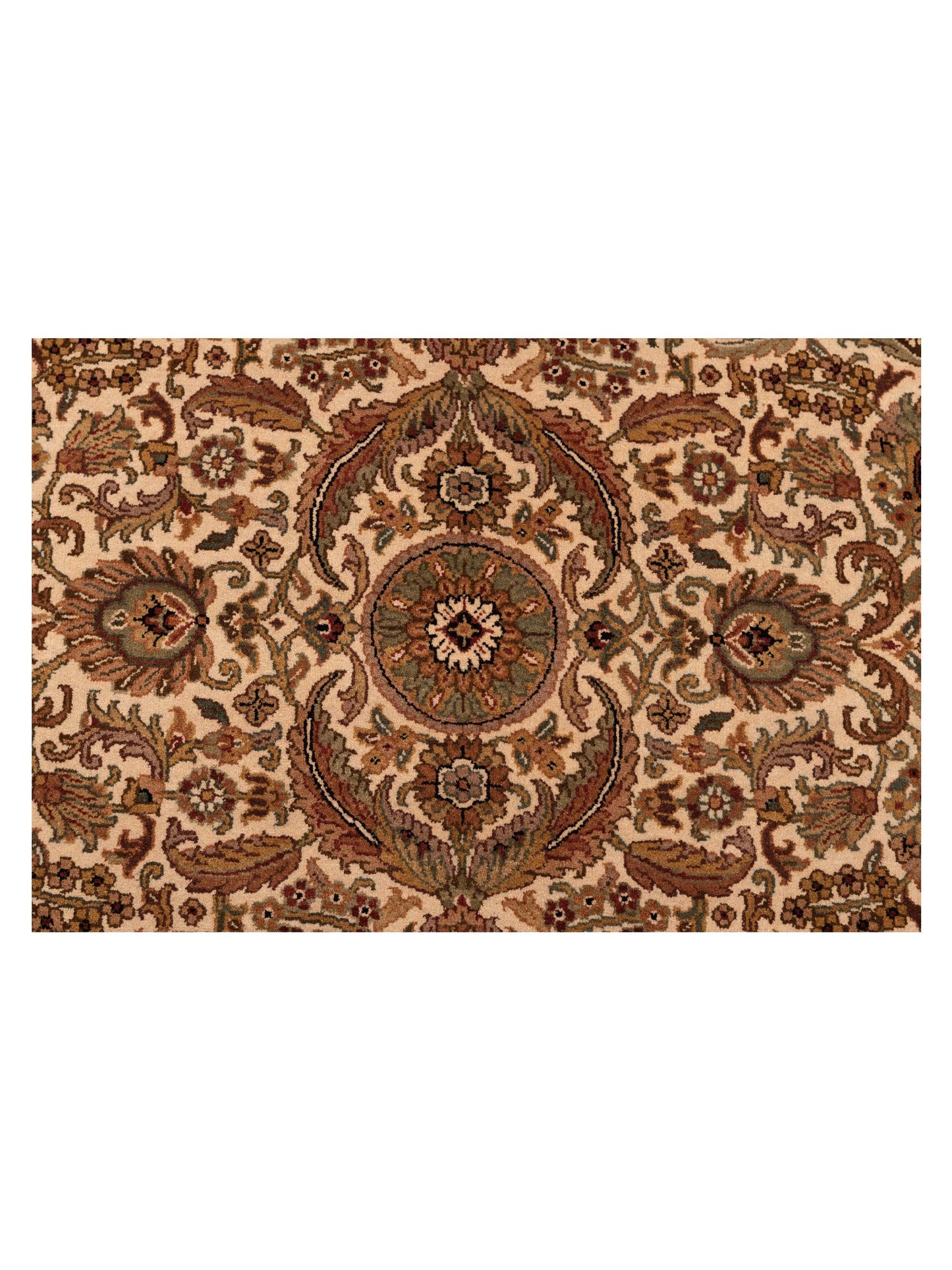 Jahan 98885 Ivory Ivory 9.2x11.11 Hand Knotted Rug