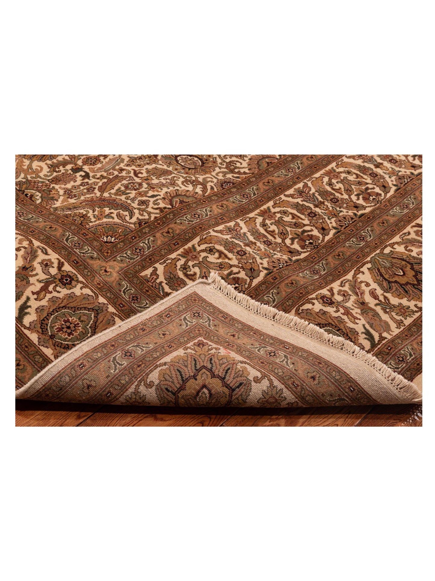 Jahan 98885 Ivory Ivory 9.2x11.11 Hand Knotted Rug