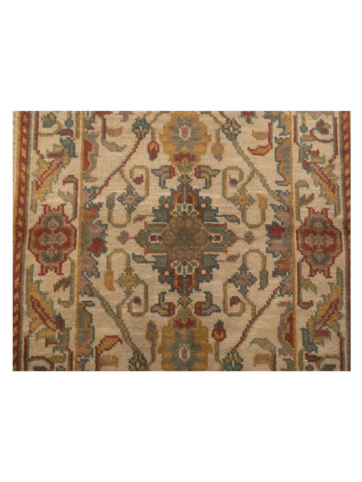 Lilac 103189 Beige Beige 2.3x4.6 Hand Knotted Rug