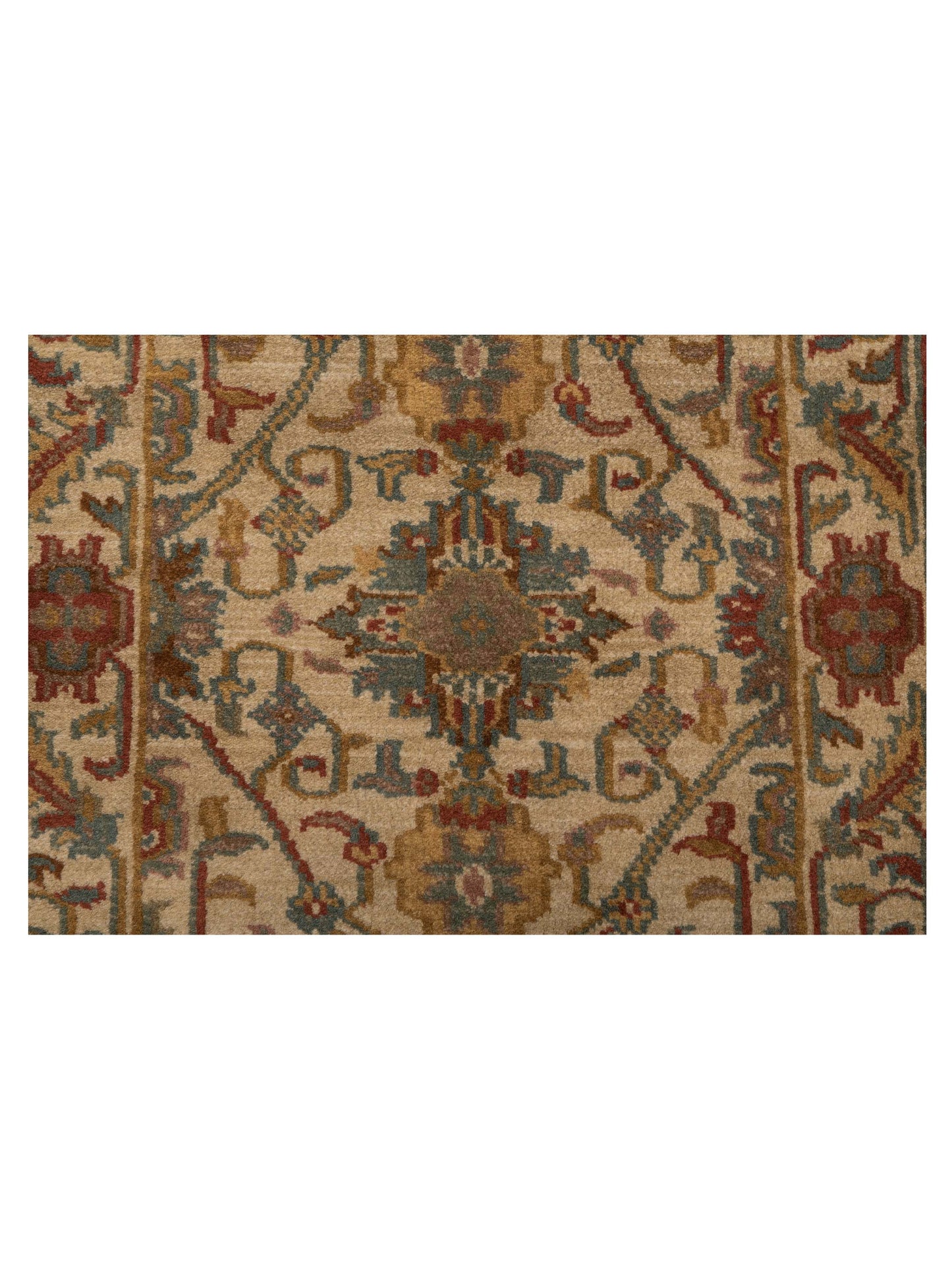 Lilac 103199 Beige Beige 2.3x4.6 Hand Knotted Rug