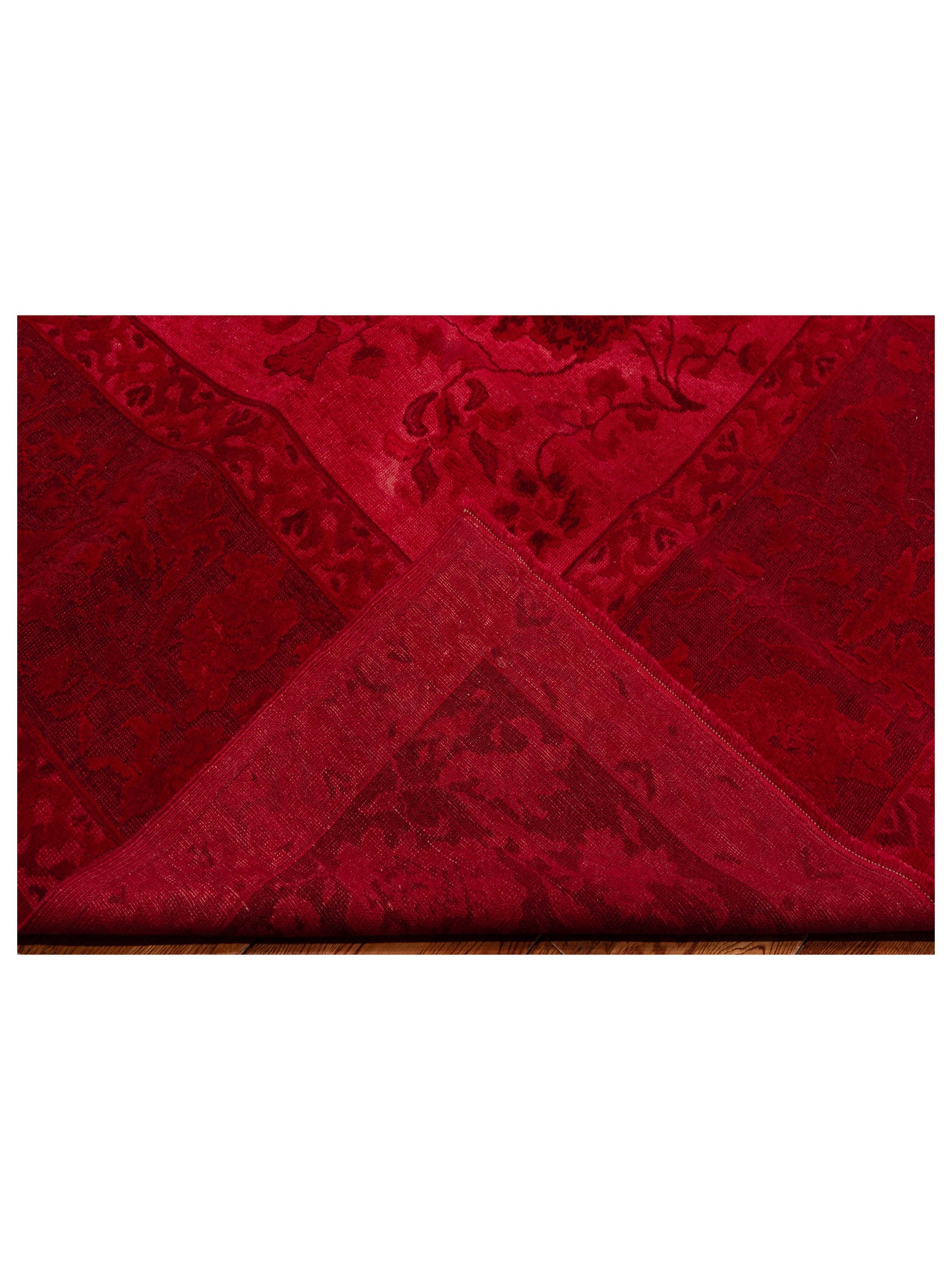 Vintage 104538 Red 6.10x8.2 Hand Knotted Rug