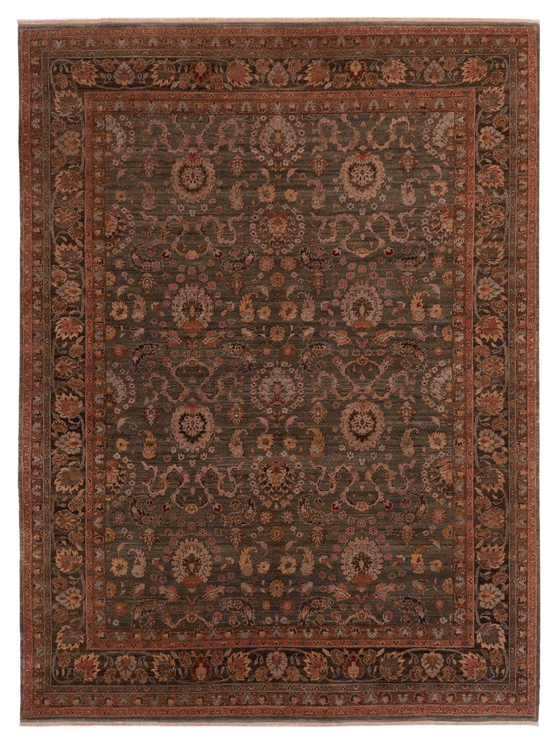 Pasha Karya  Green Brown Traditional