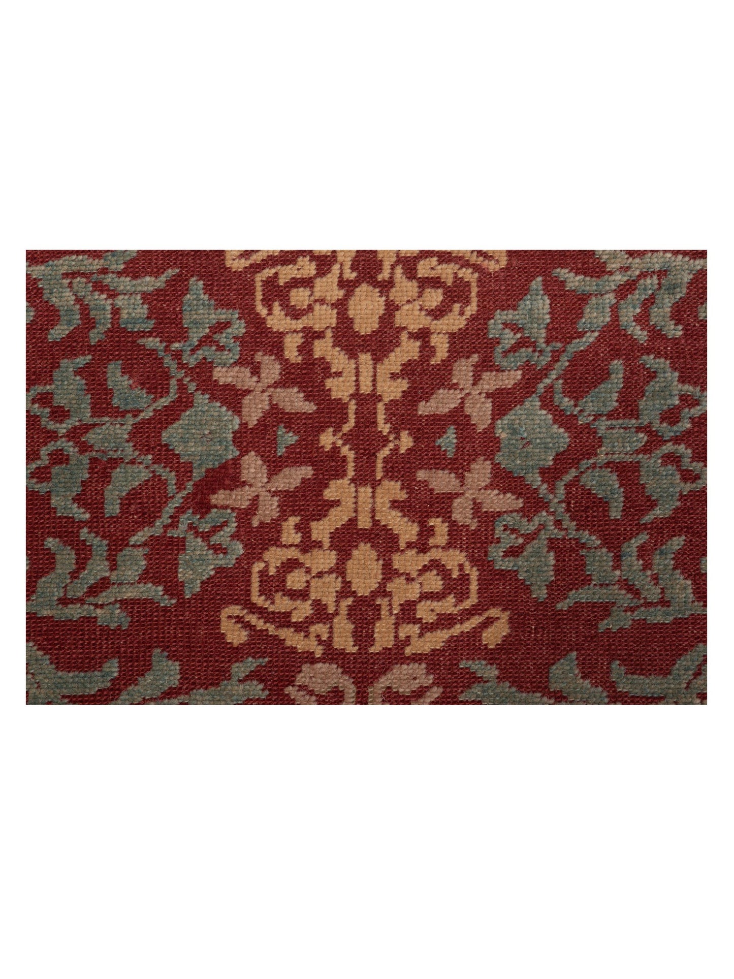 Antique Loom 105069 Red Gold 2.7x10.1 Hand Knotted Rug