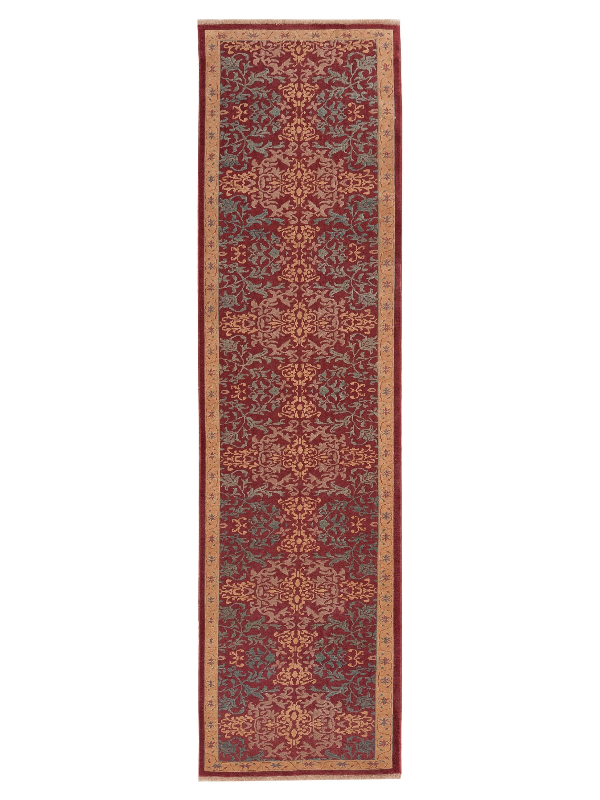 Pasha Antique Loom  Red Gold Transitional