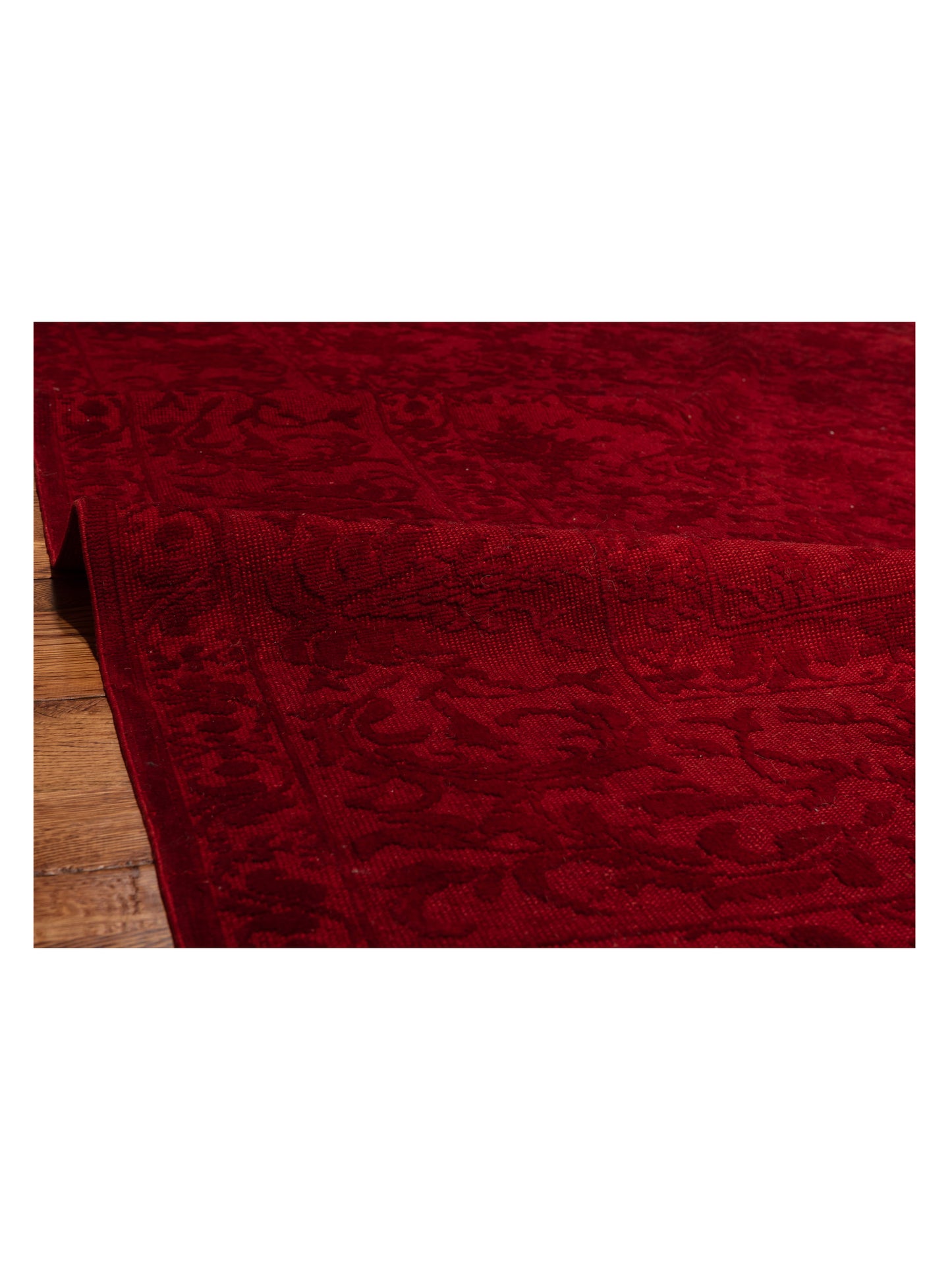 Vintage 106713 Red 9.4x11.11 Hand Knotted Rug