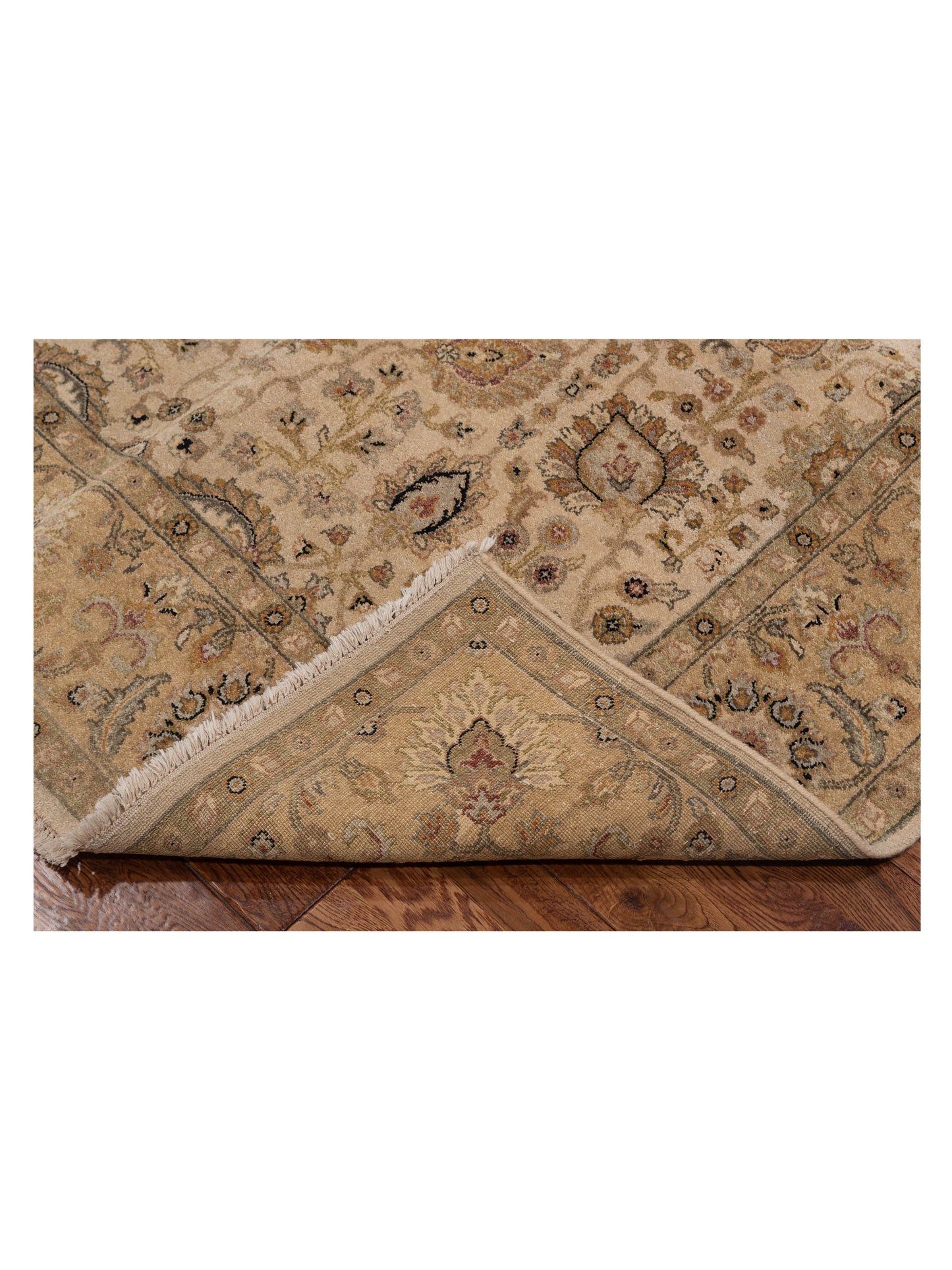 Haji Jalili 106774 Ivory Gold 5.1x7.3 Hand Knotted Rug
