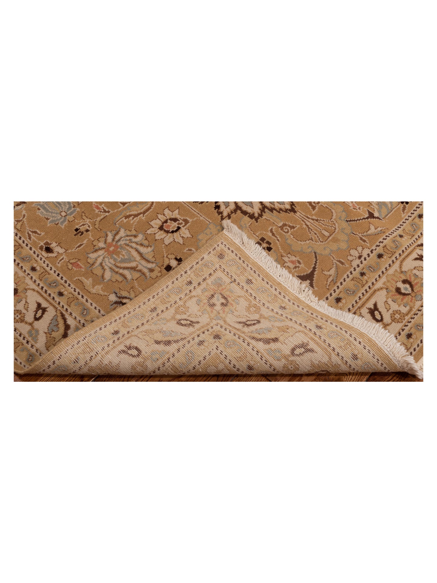 Bouquet 107410 Gold Ivory 4.7x6.4 Hand Knotted Rug