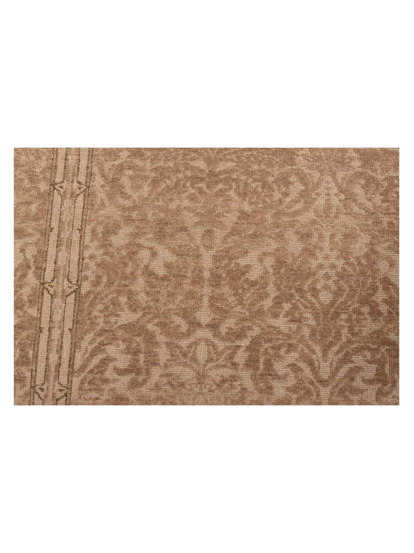 Defne Rose Beige Light Brown  6.2x9.1 Hand Knotted Rug