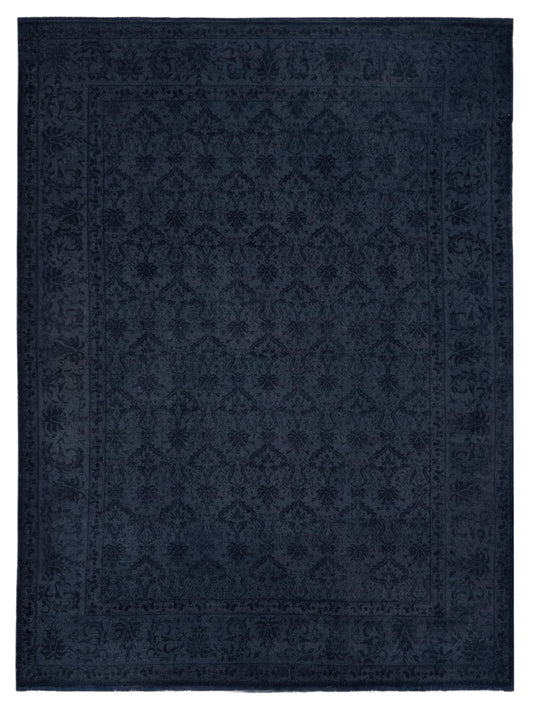 Defne Claire Dark Gray  9.2x11.10  Hand Knotted Rug