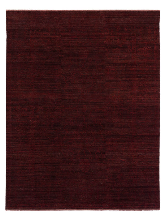 Defne Opal Burgundy Red  9.2x11.11 Hand Knotted Rug