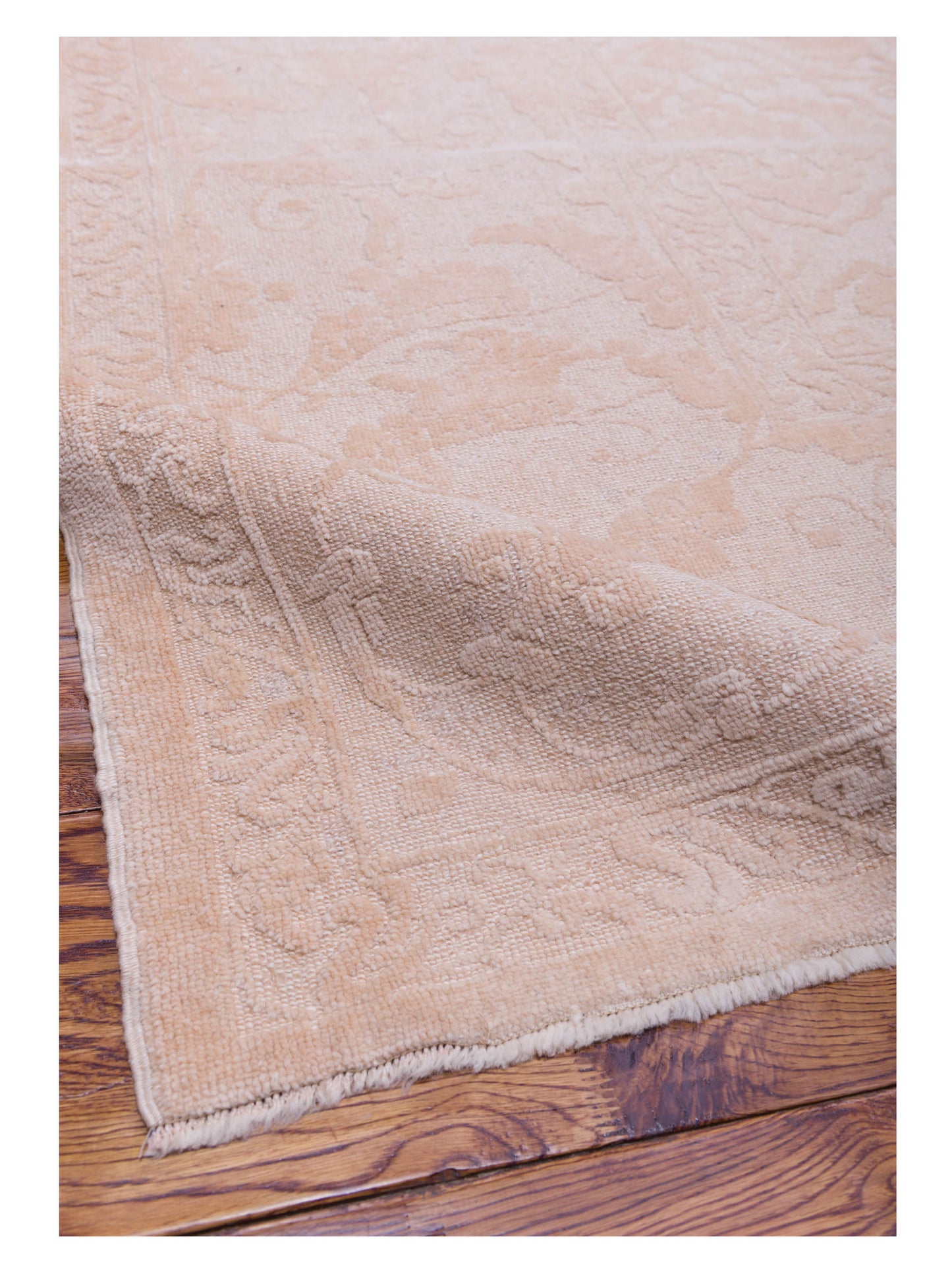Color Bouquet 110474 Beige Beige 10.6x13.5 Hand Knotted Rug