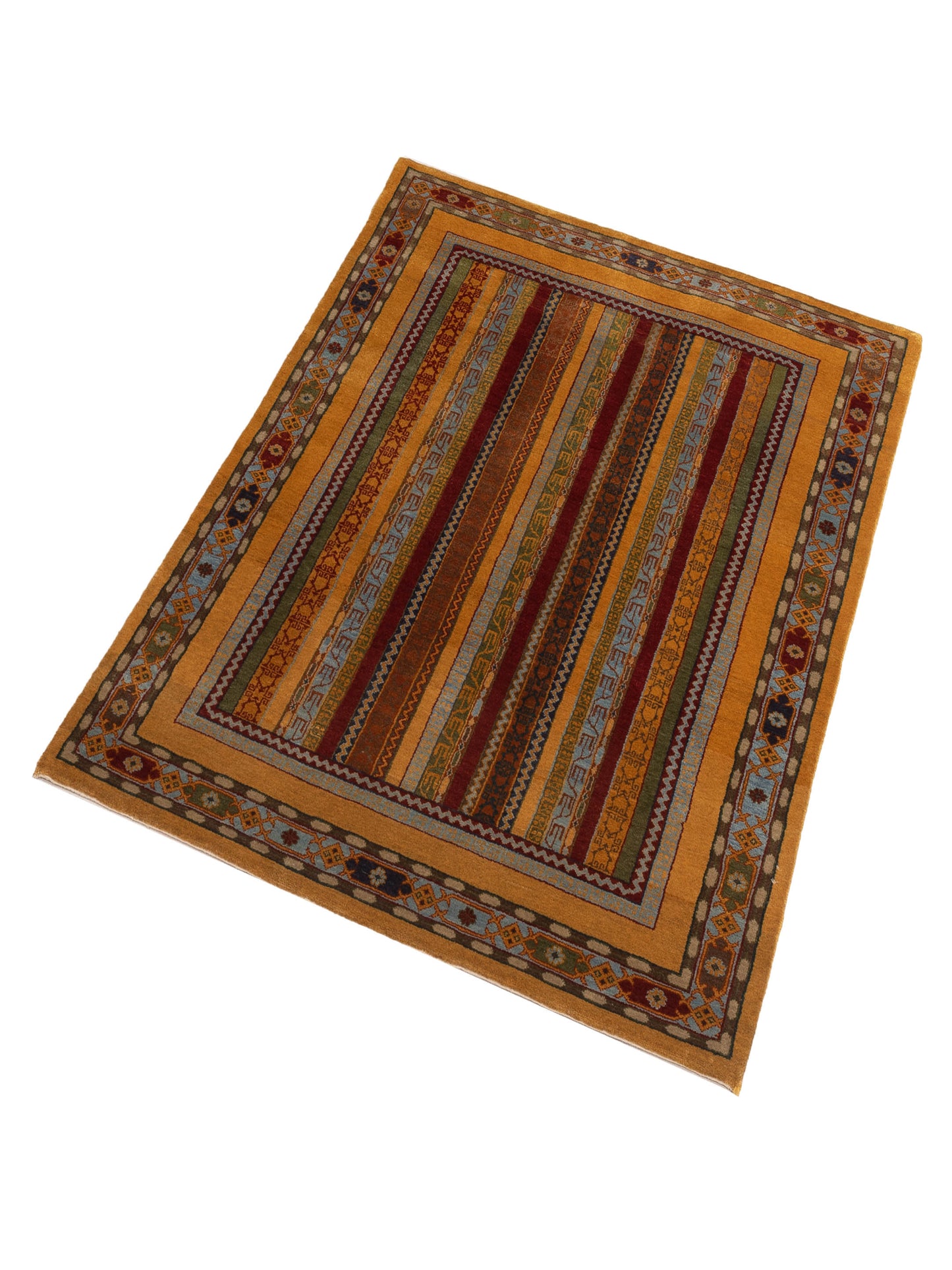 Shawl 110853 Multi 4.2x5.10 Hand Knotted Rug