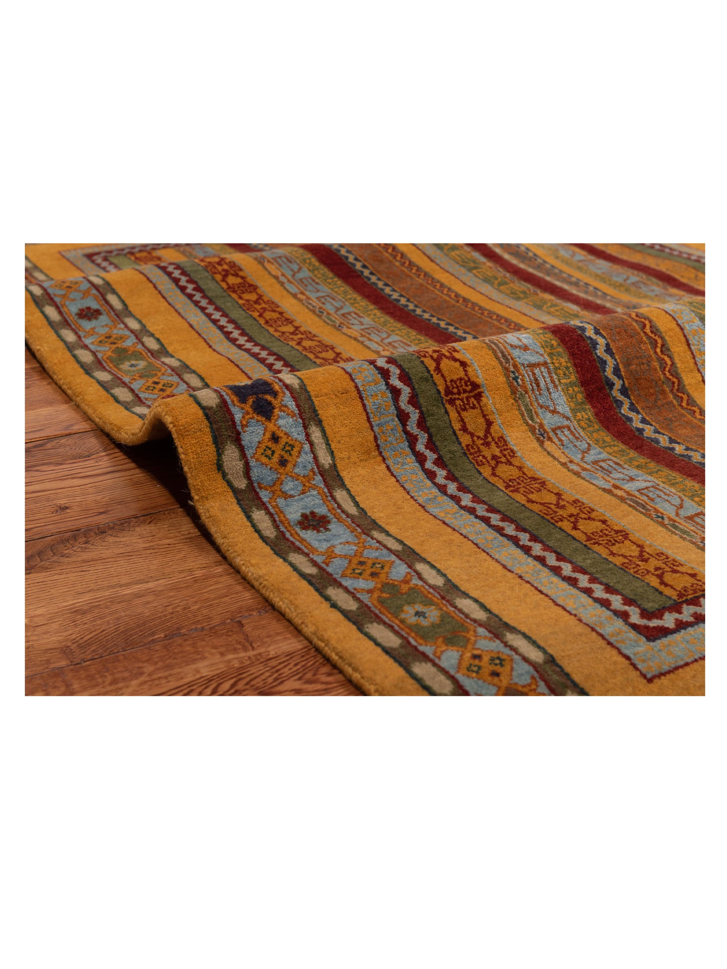 Shawl 110853 Multi 4.2x5.10 Hand Knotted Rug
