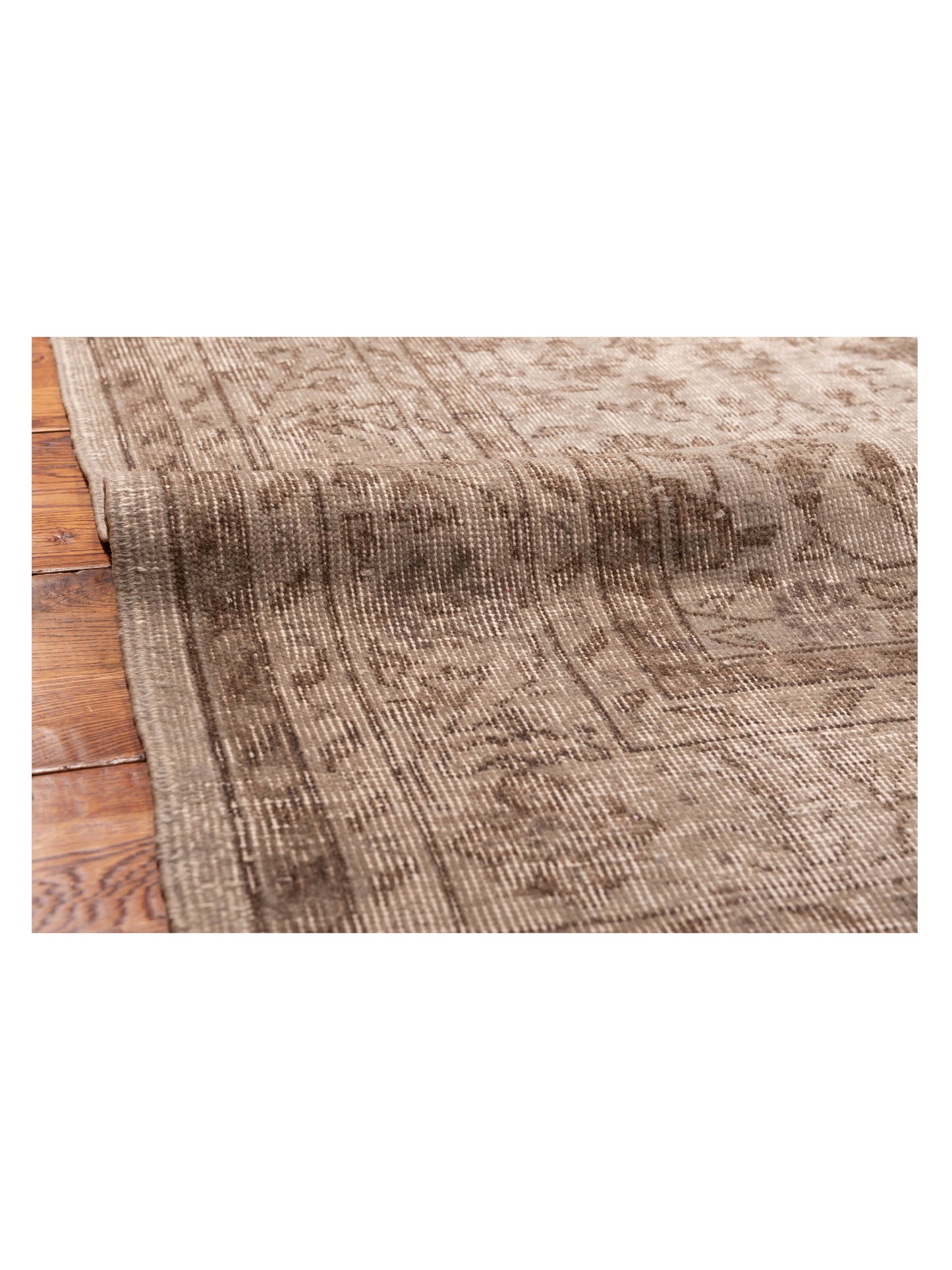 Vintage 111040 Gray 5.7x11.10 Hand Knotted Rug