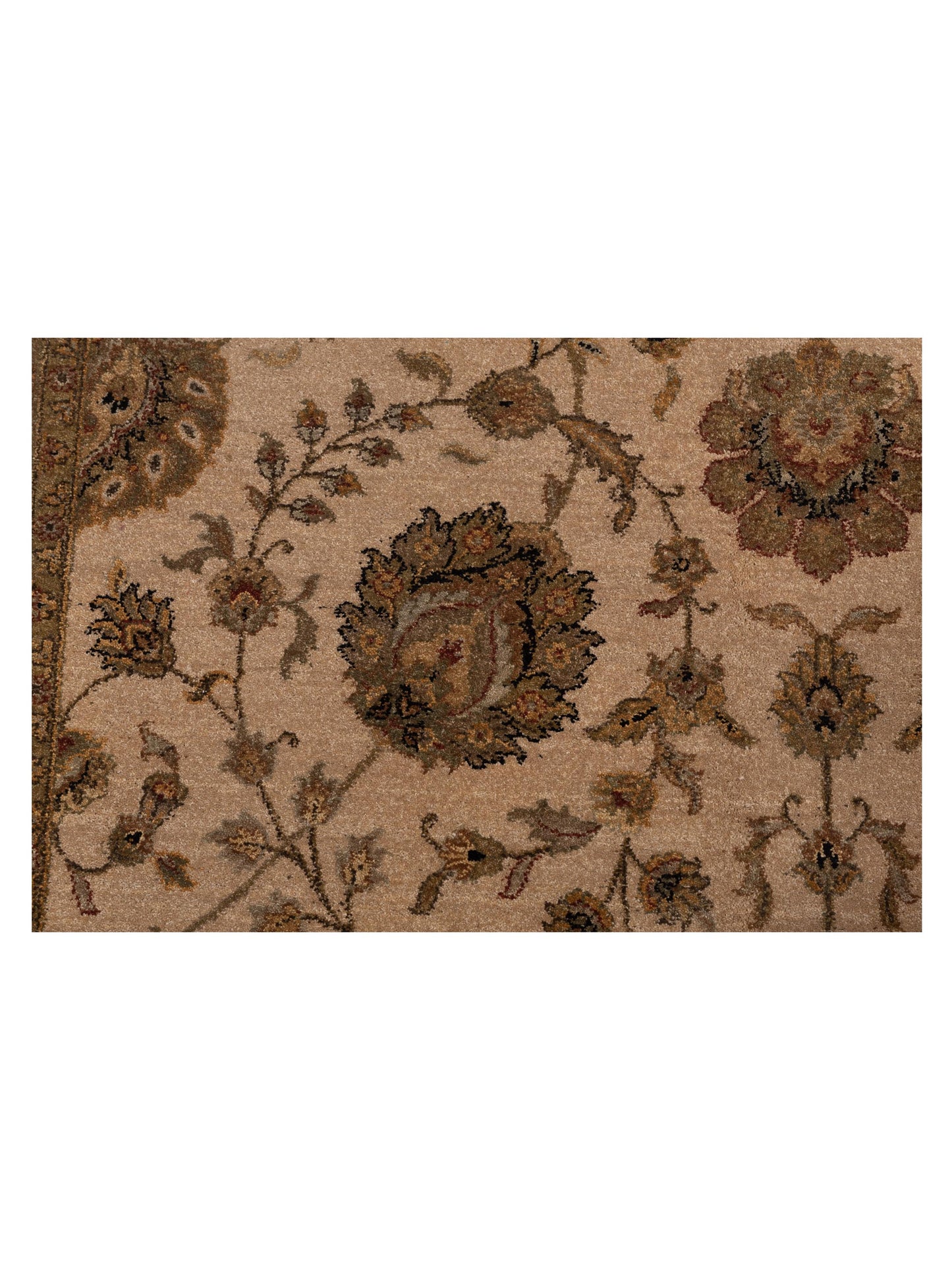 Haji Jalili 111276 Beige Beige 6.1x9.6 Hand Knotted Rug