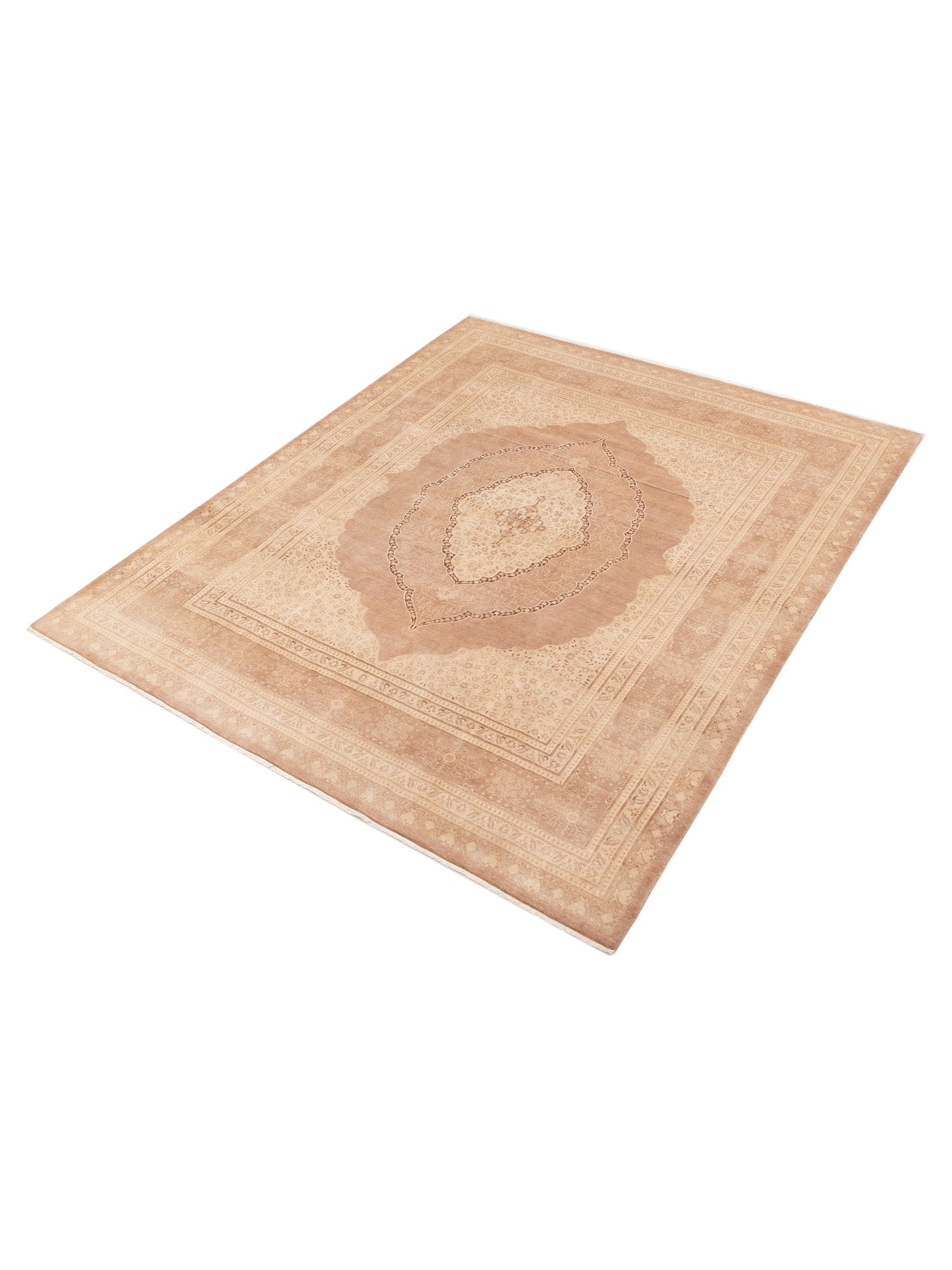 Haji Jalili 111393 Brown Brown 8.3x10 Hand Knotted Rug