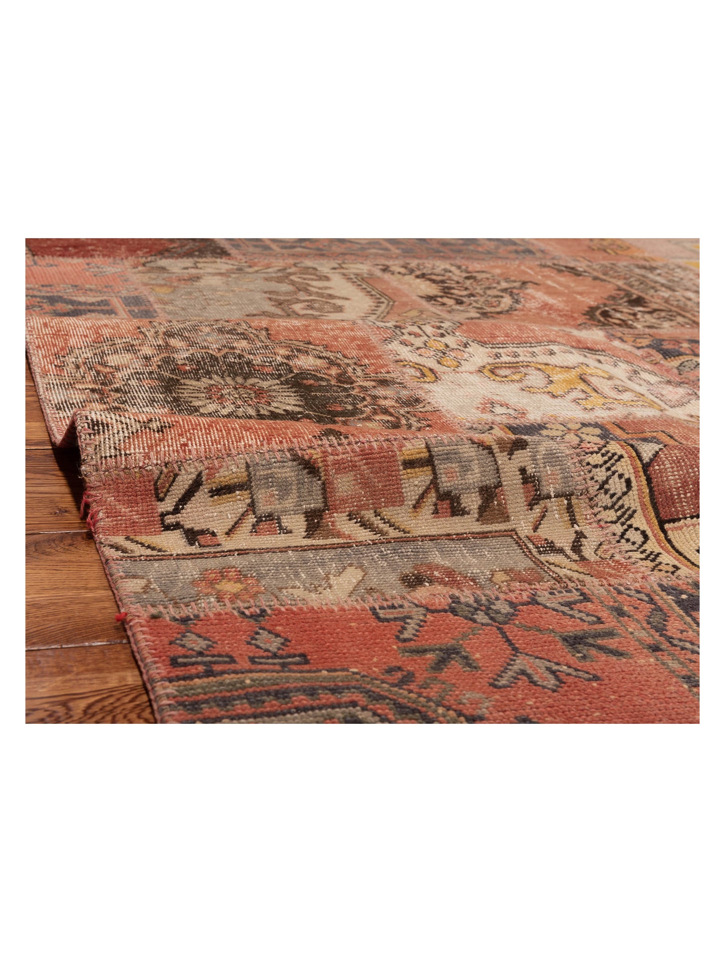 Turkish Vestige Patchwork 111893 Multi 6x13.10 Hand Knotted Rug