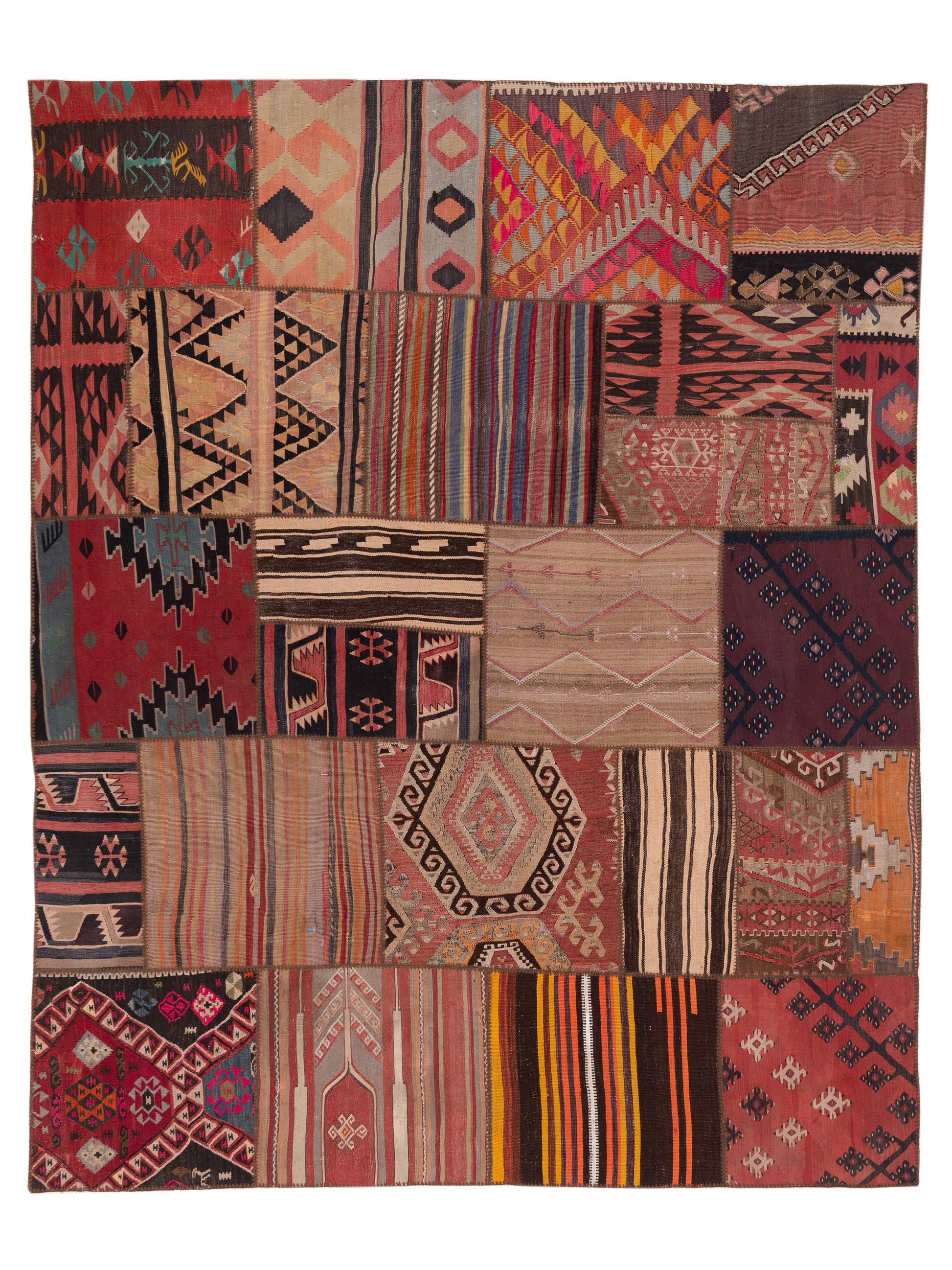 Pasha Turkish Vestige Patchwork  Multi  Contemporary