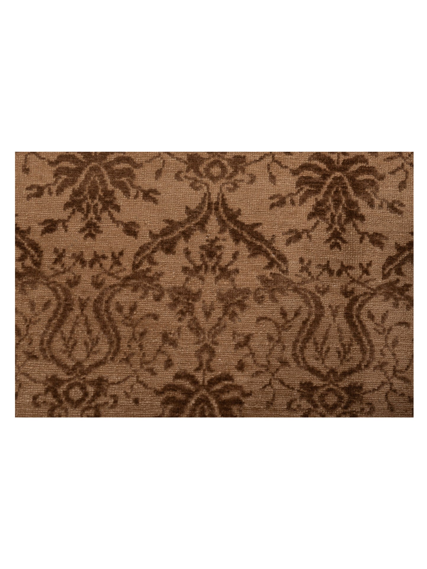 Defne Begonia Light Brown Brown 6.1x8.10 Hand Knotted Rug