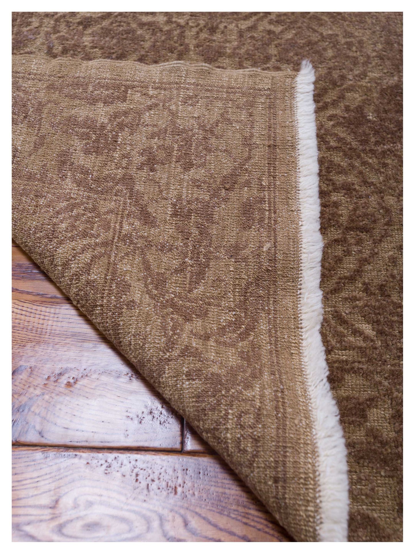 Defne Tulip Light Brown Brown  2.7x4.8 Hand Knotted Rug