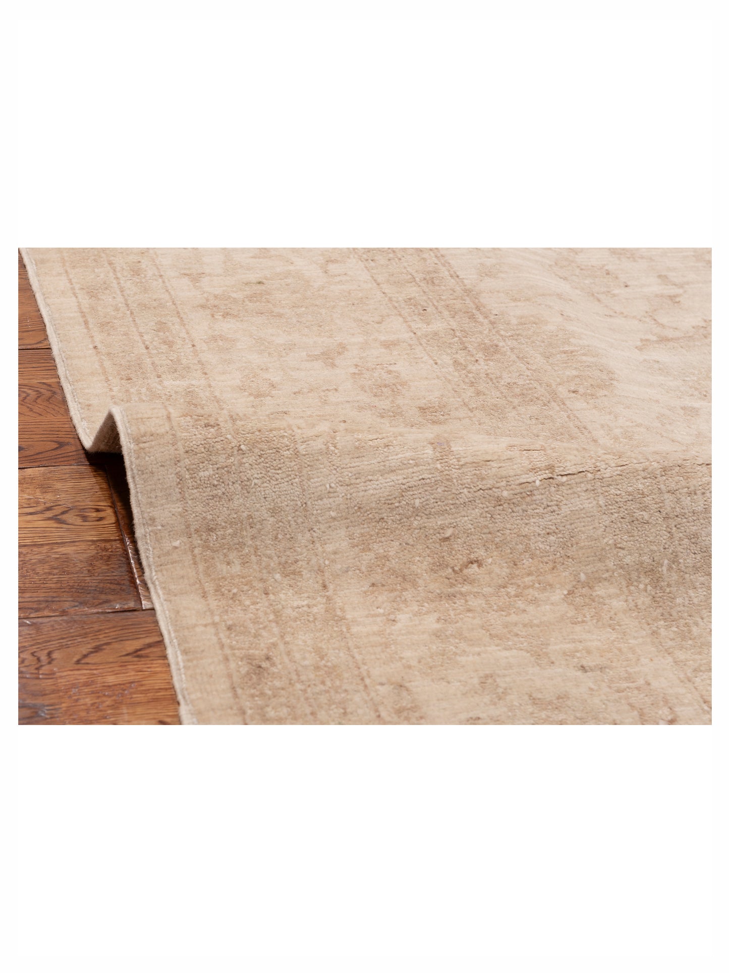 Laila 112495 Ivory Ivory 8.3x11.2 Hand Knotted Rug