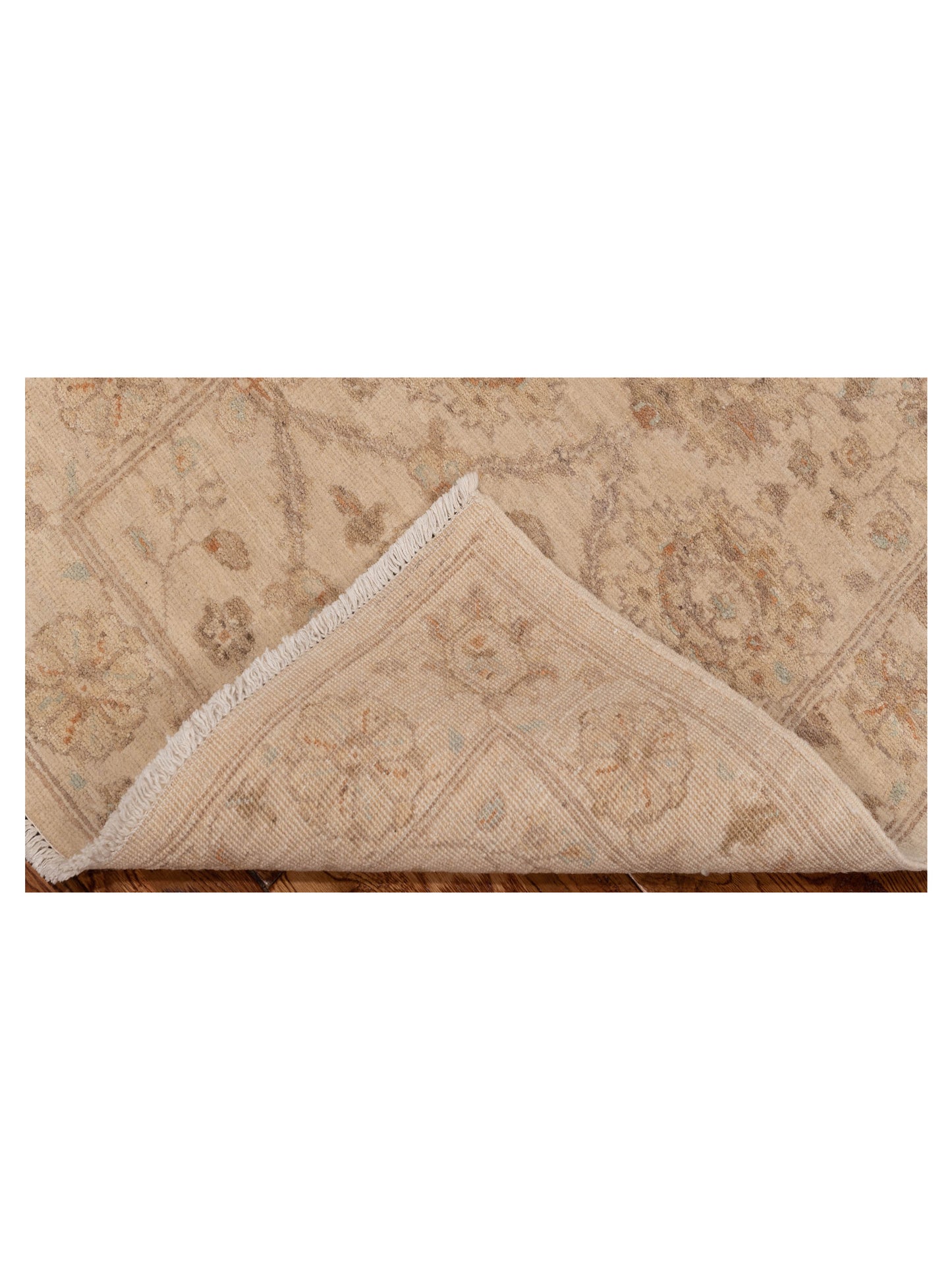 Laila 112549 Ivory Ivory 2.7x8.2 Hand Knotted Rug