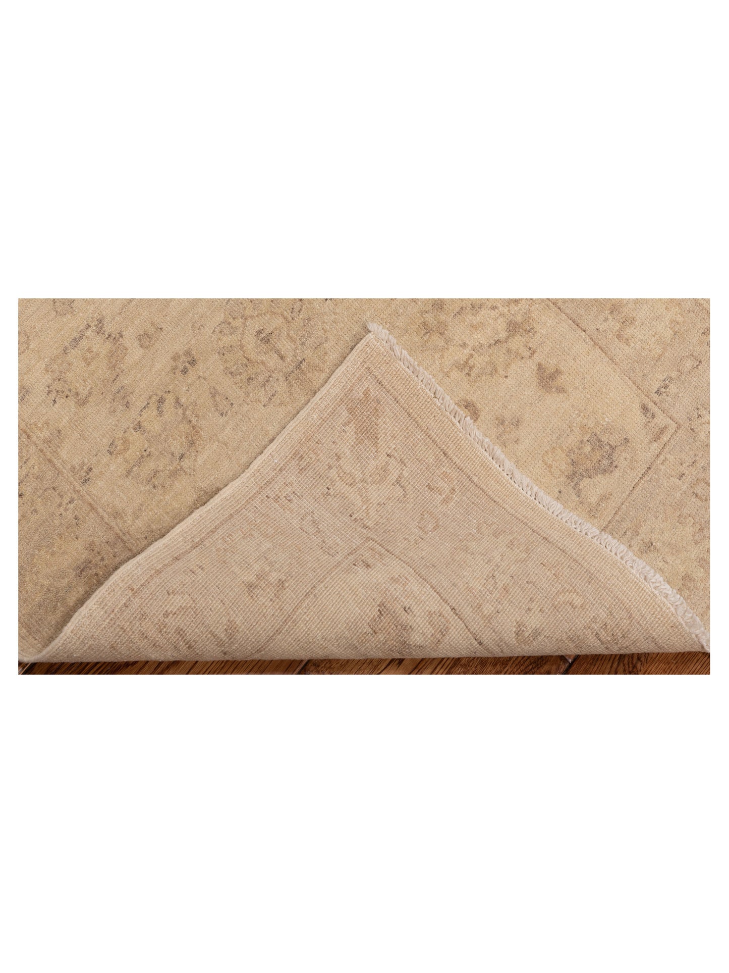 Laila 112604 Ivory Silver 2.7x7.8 Hand Knotted Rug