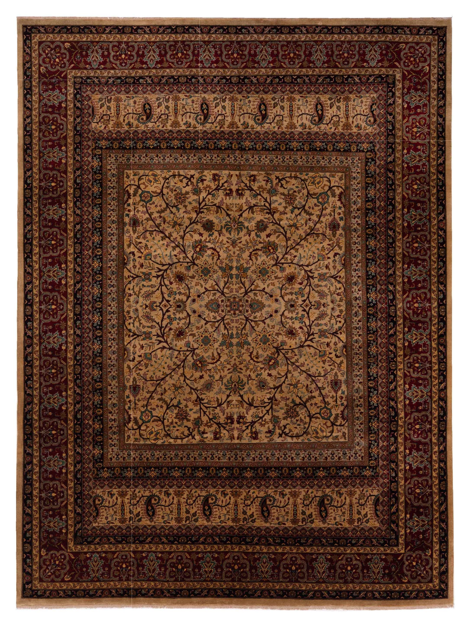 Rajpur Sivas  Cream Red Traditional