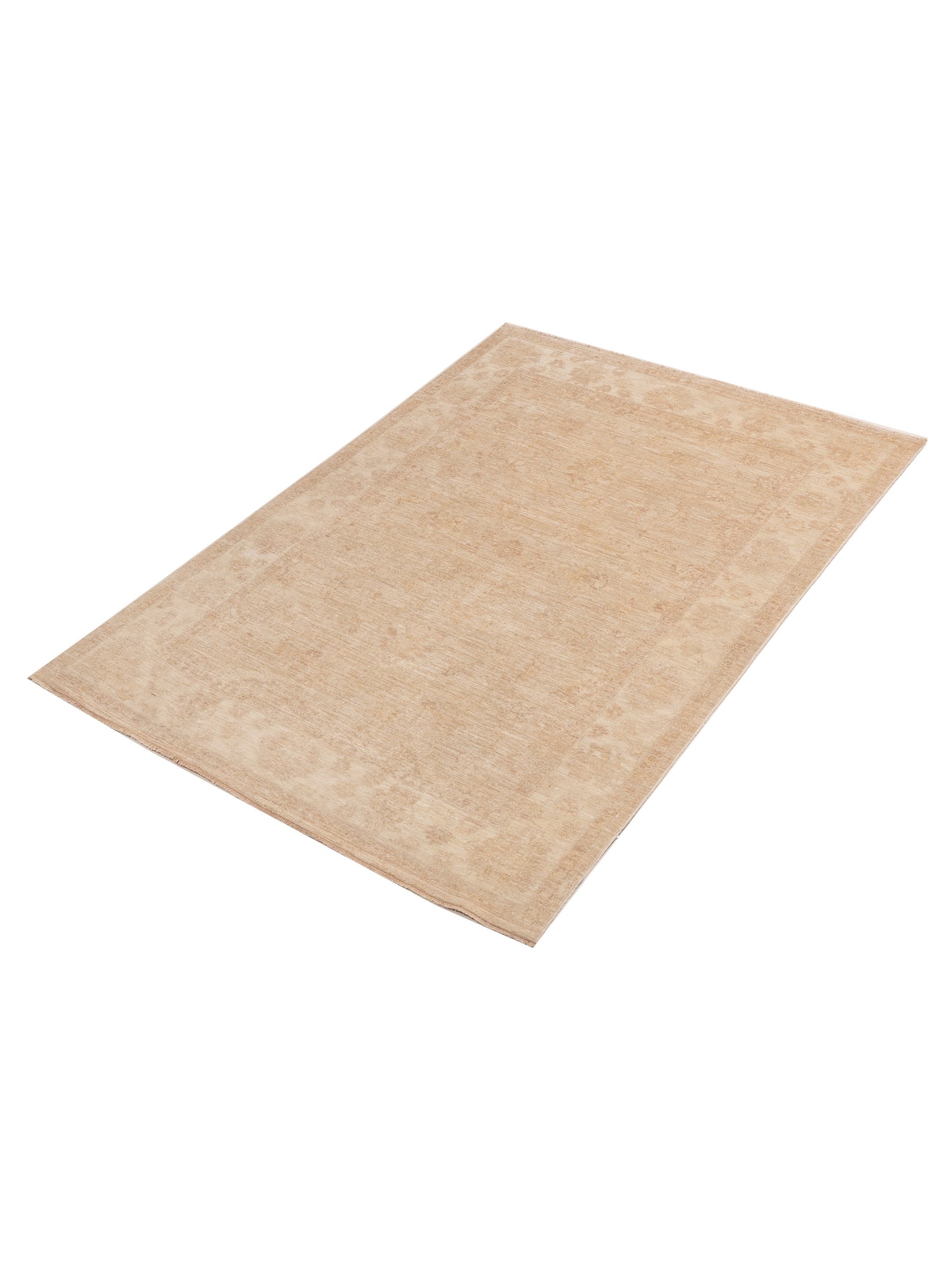 Laila 113110 Silver Brown 5.5x7.9 Hand Knotted Rug