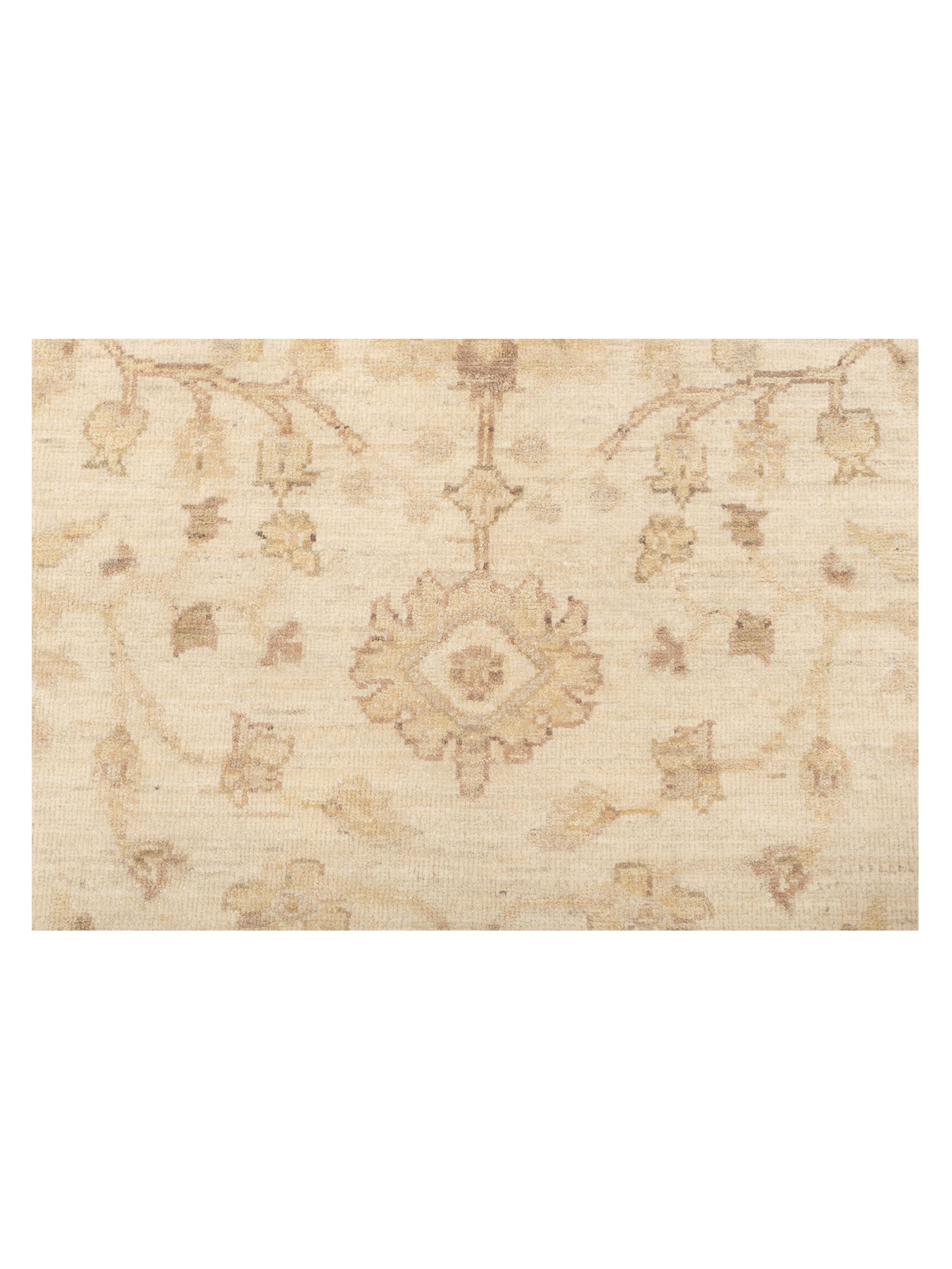 Laila 113117 Ivory Ivory 8x9.7 Hand Knotted Rug