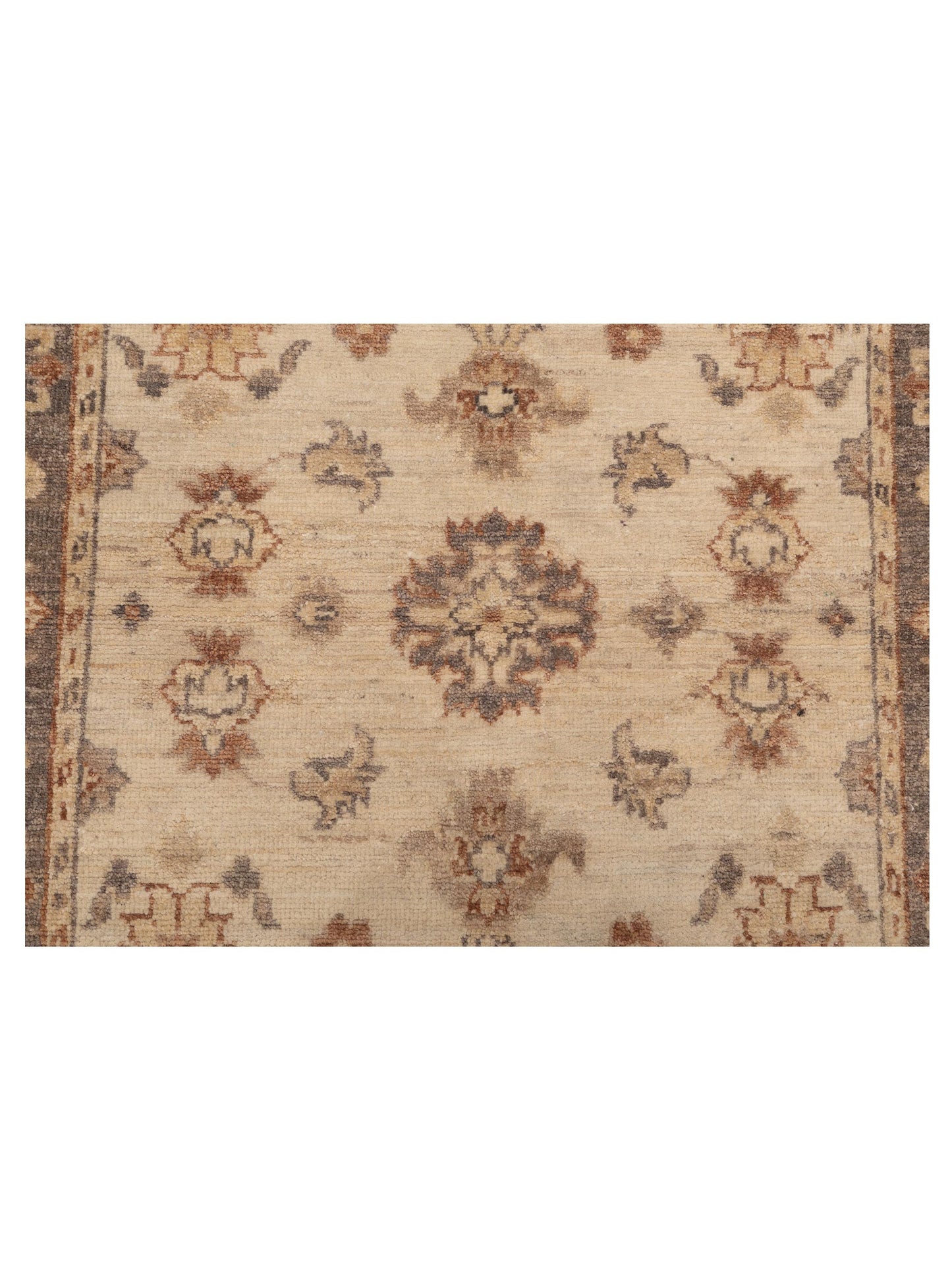 Laila 113139 Ivory Gray 3.1x5.2 Hand Knotted Rug