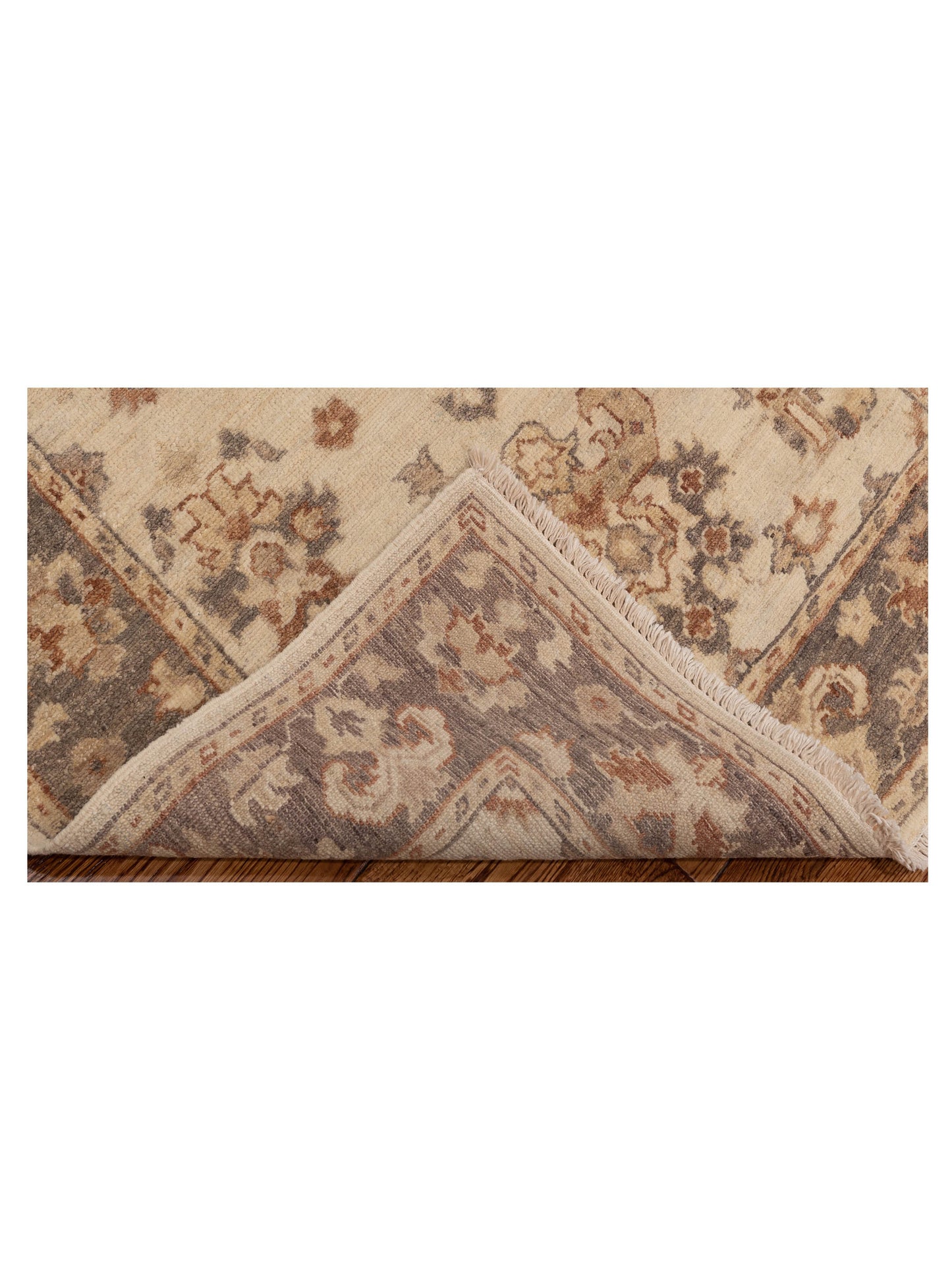 Laila 113139 Ivory Gray 3.1x5.2 Hand Knotted Rug