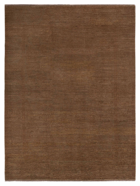 Defne Jade Brown Brown  8.2x9.11 Hand Knotted Rug