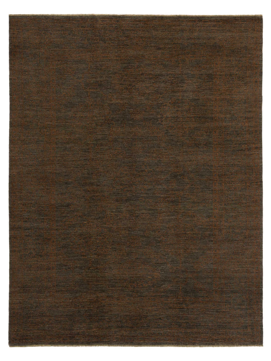 Defne Ruby Teal Green Teal Green  9.3x11.11 Hand Knotted Rug